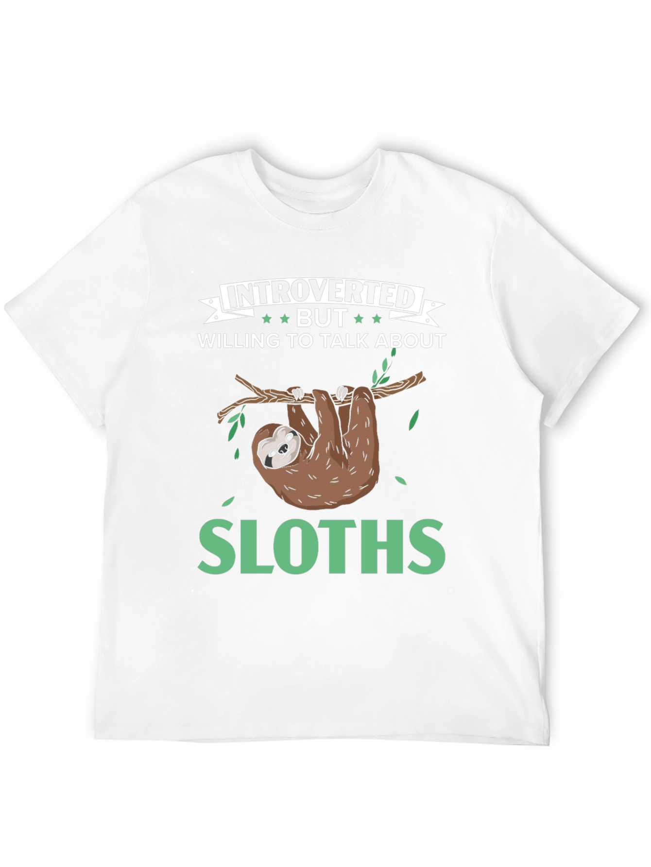 Introverted Sloth Graphic Tee