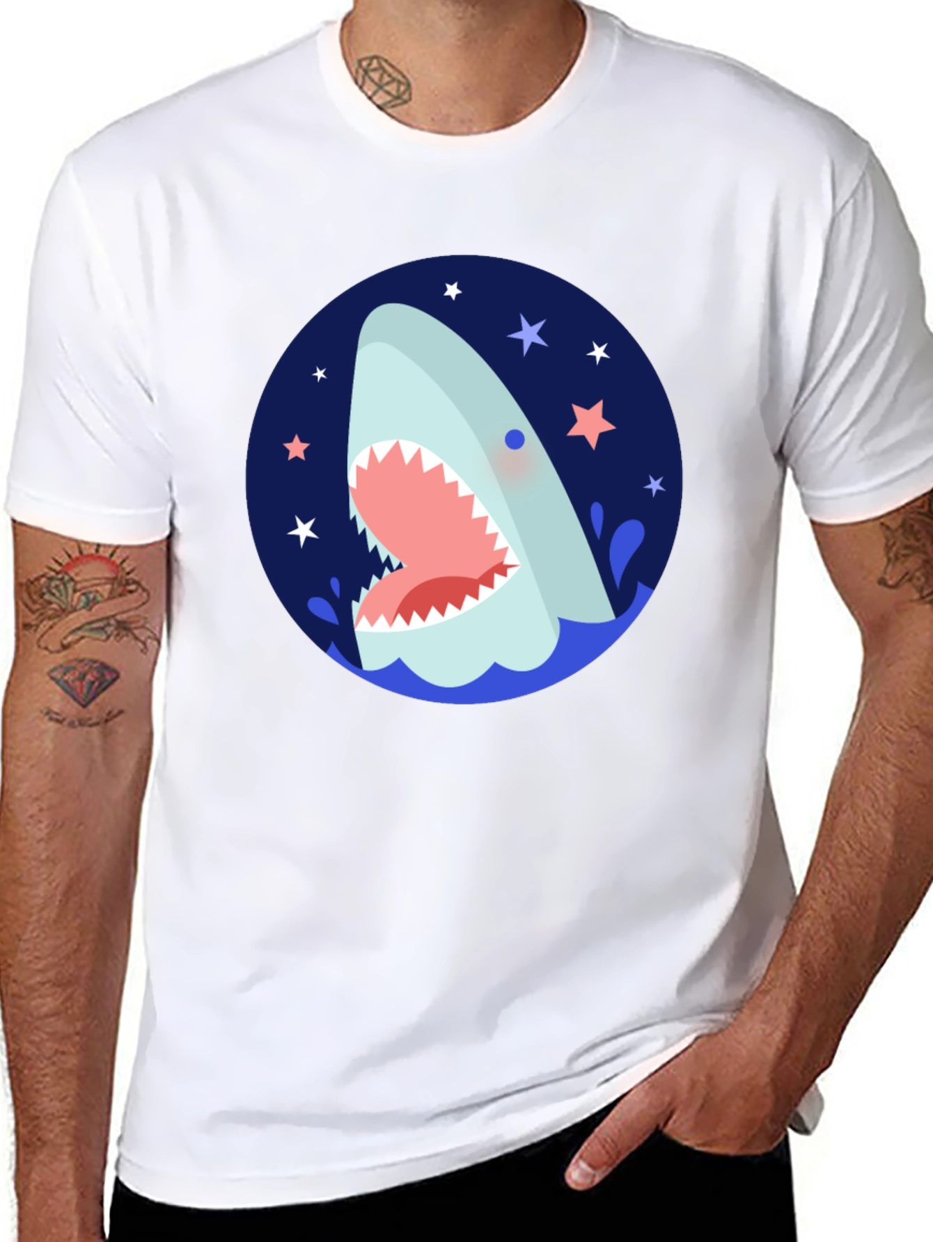 Shark Attack Graphic Tee - Cool & Quirky Design