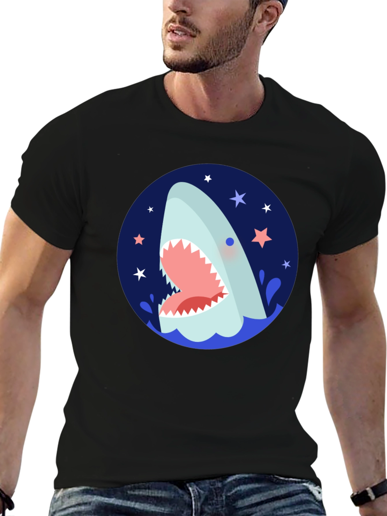 Shark Attack Graphic Tee - Cool & Quirky Design