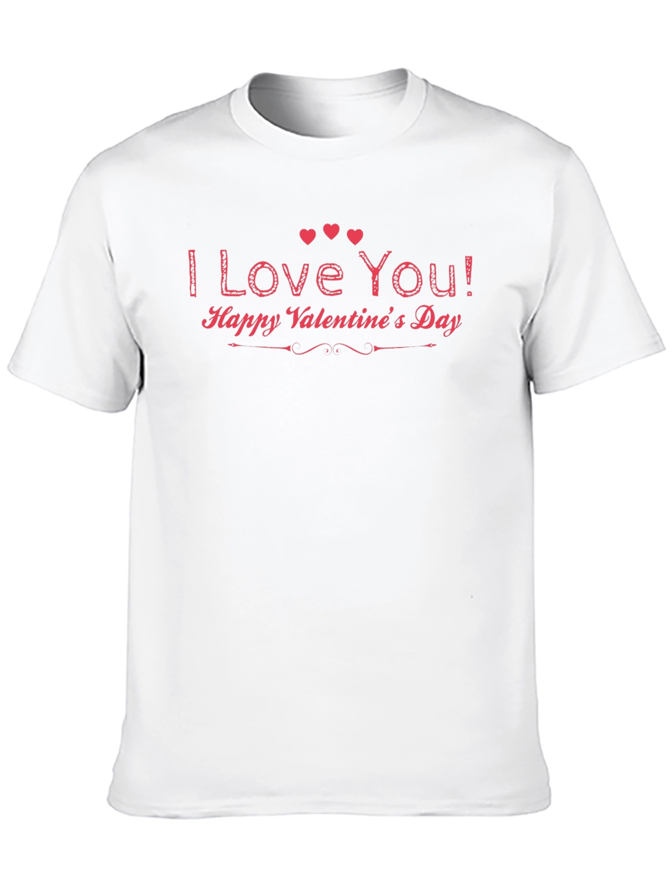 I Love You Valentines Day Graphic Tee