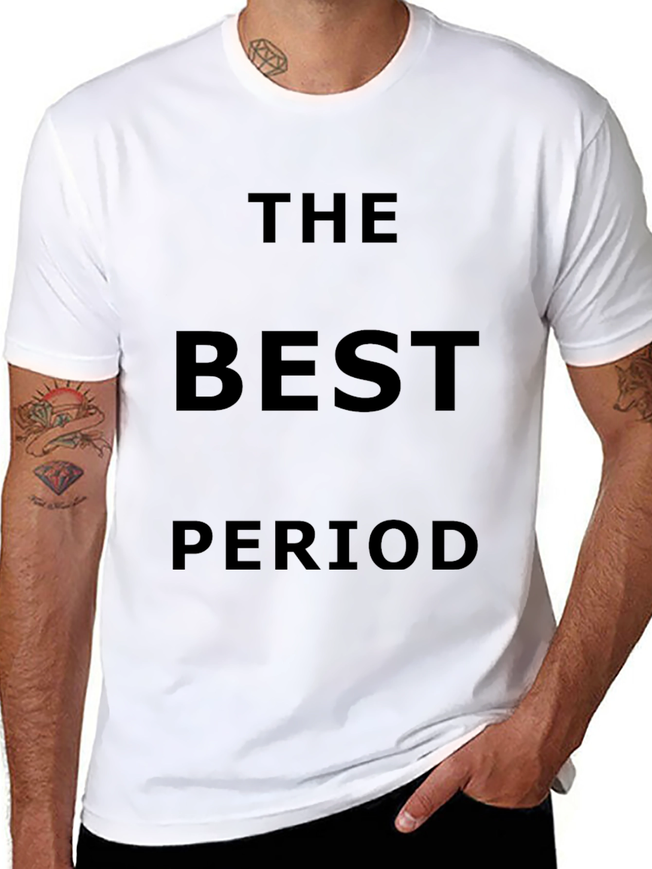 The Best Period - Black Graphic T-Shirt
