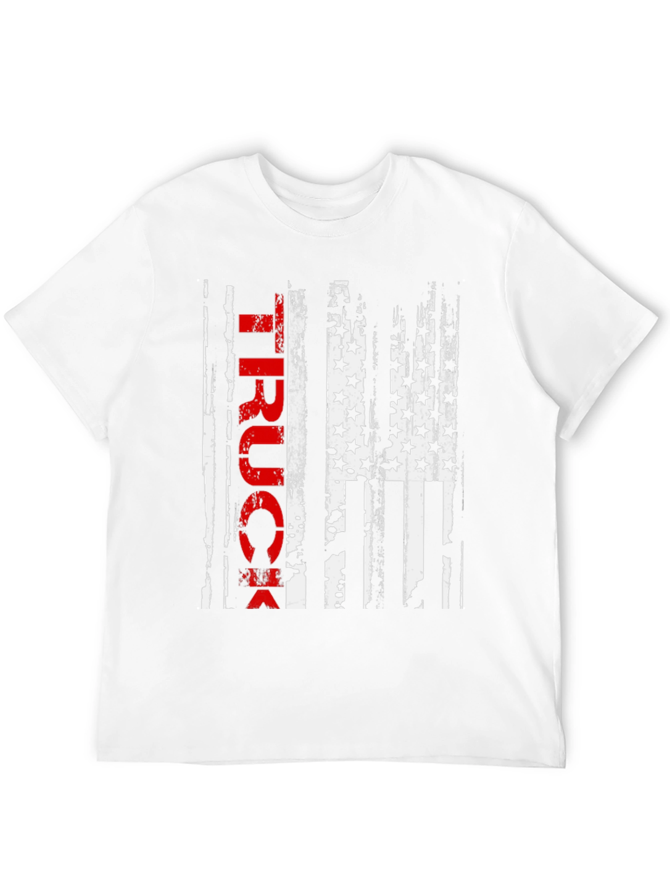 Truck American Flag Graphic Tee - Patriotic Style