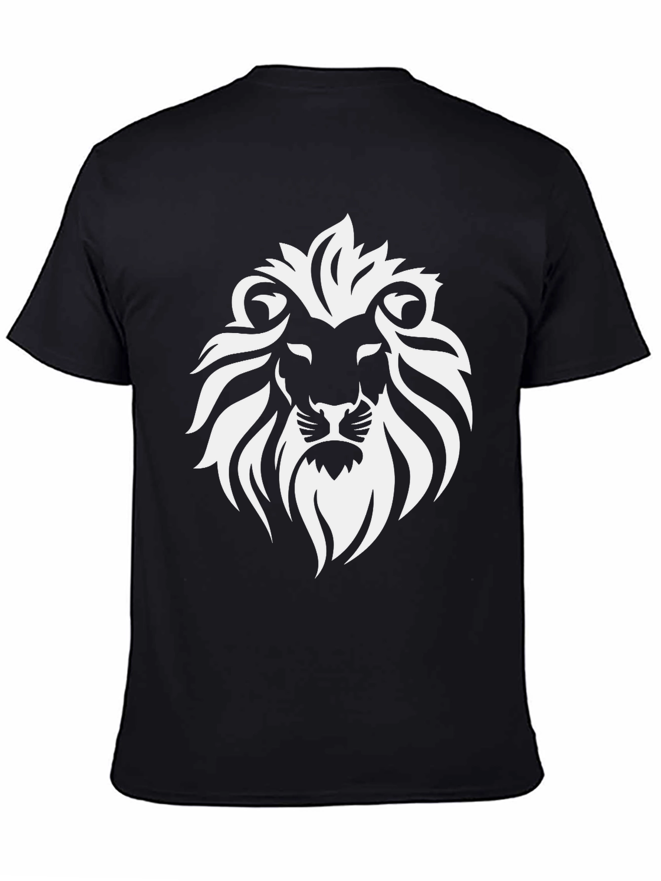 Lion Graphic Black T-Shirt