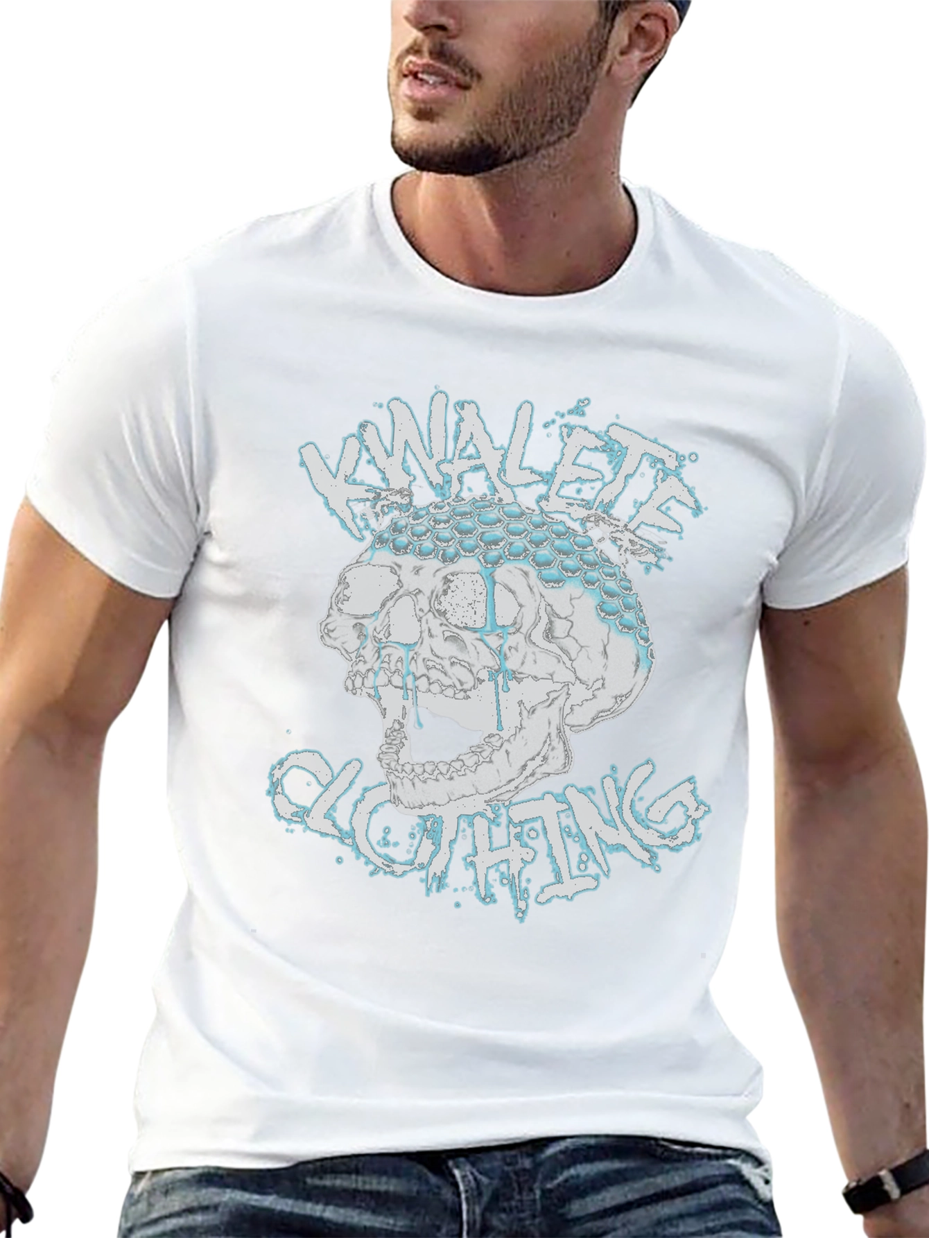 Skull Graphic T-Shirt - Kwalete Clothing