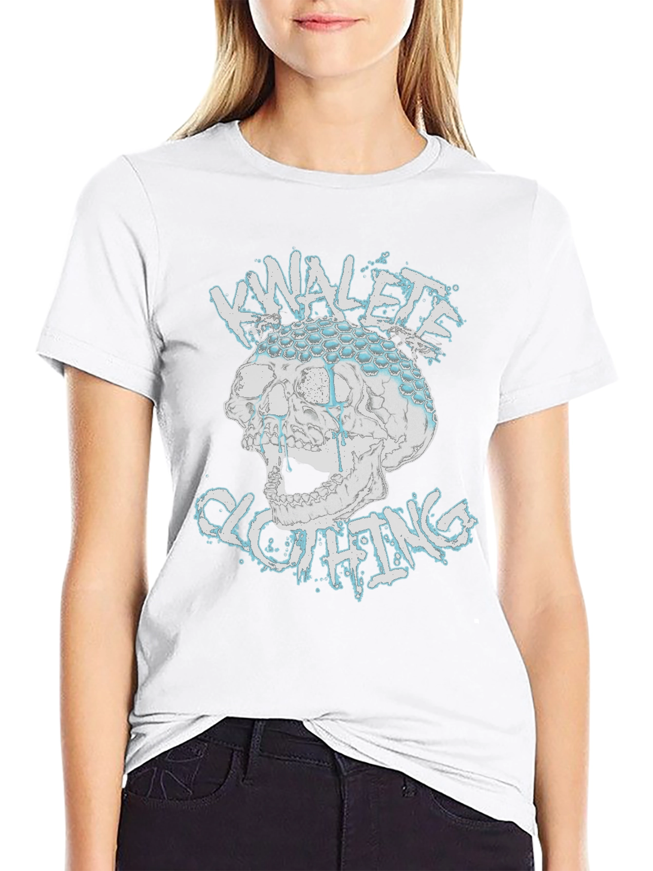 Skull Graphic T-Shirt - Kwalete Clothing