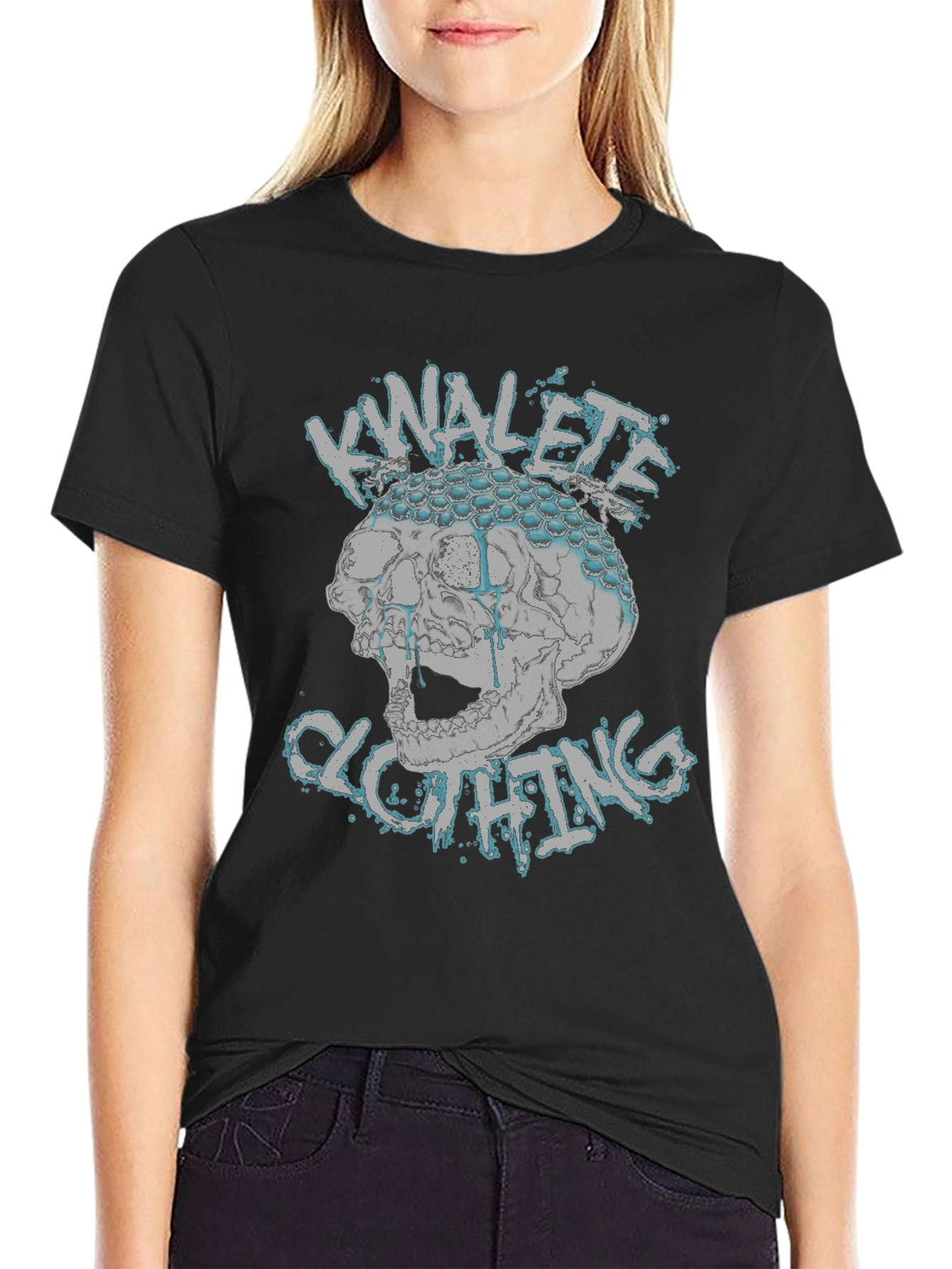 Skull Graphic T-Shirt - Kwalete Clothing