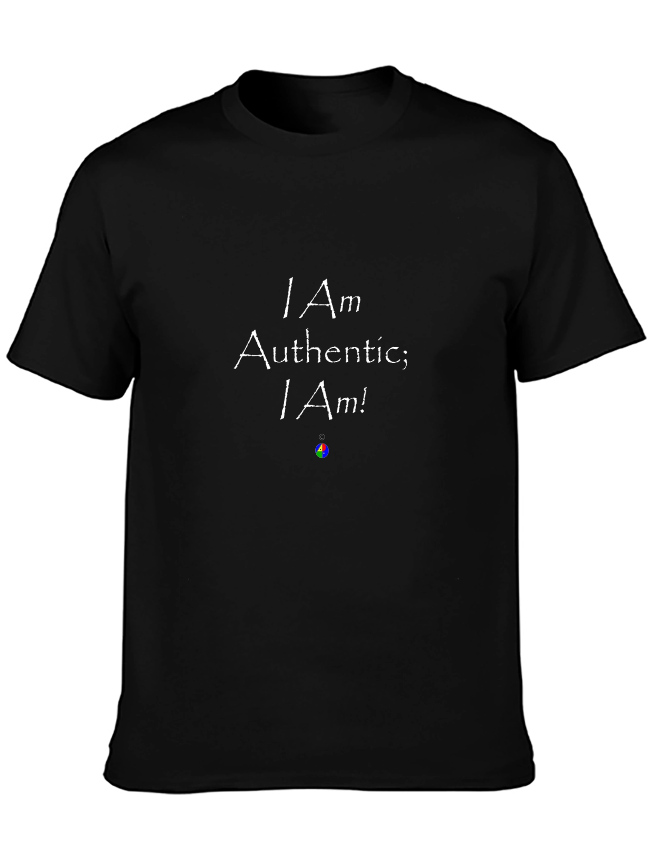Authentic Statement Black T-Shirt