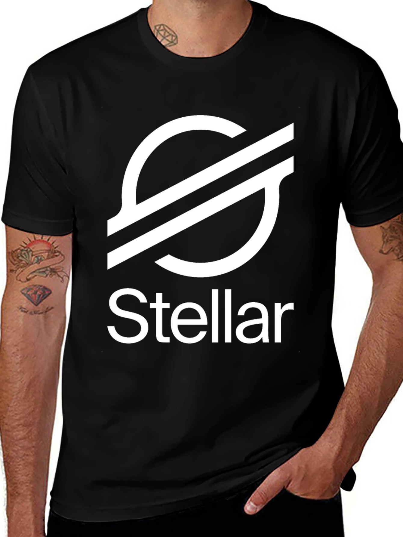 Stellar Crypto Black T-Shirt