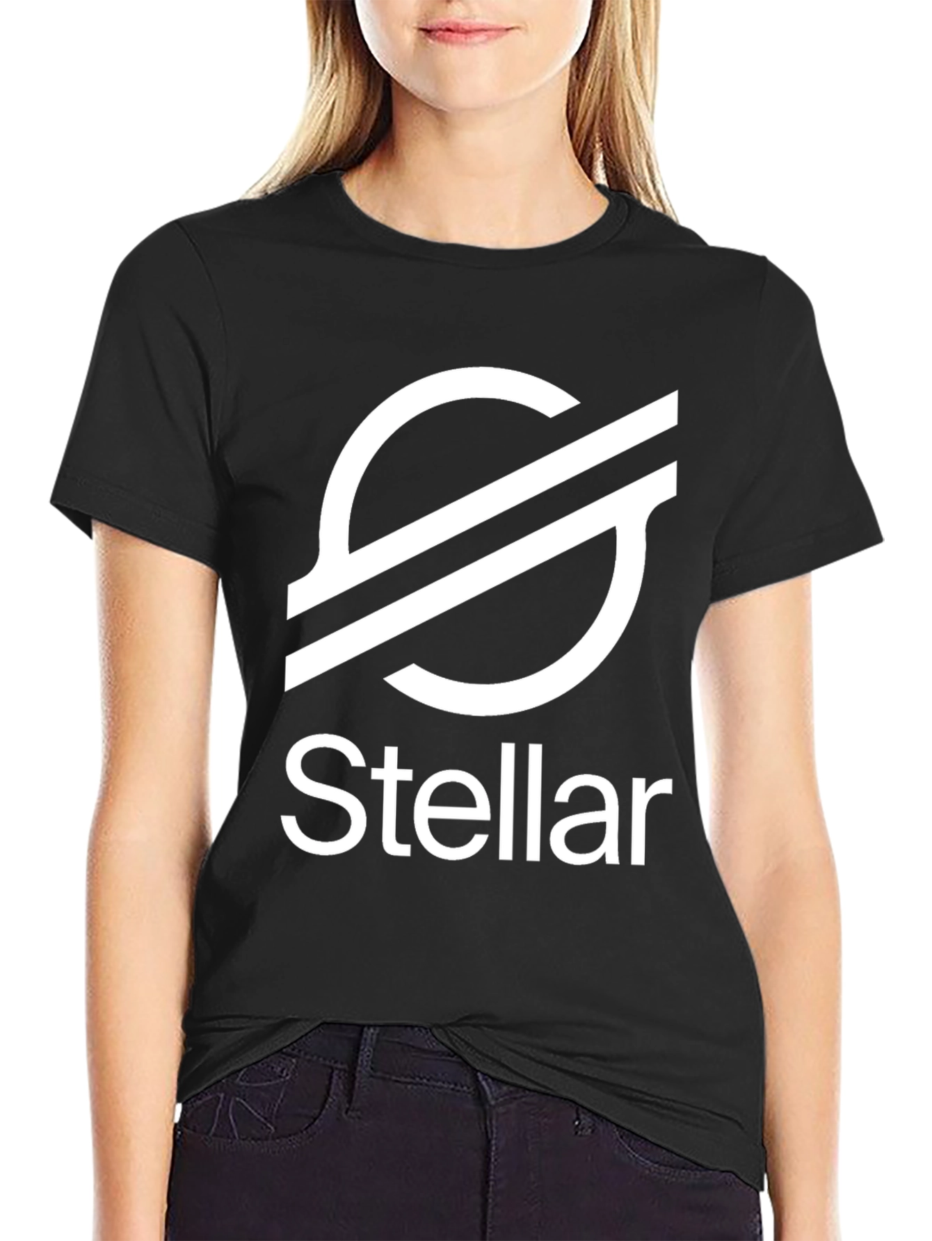 Stellar Crypto Black T-Shirt