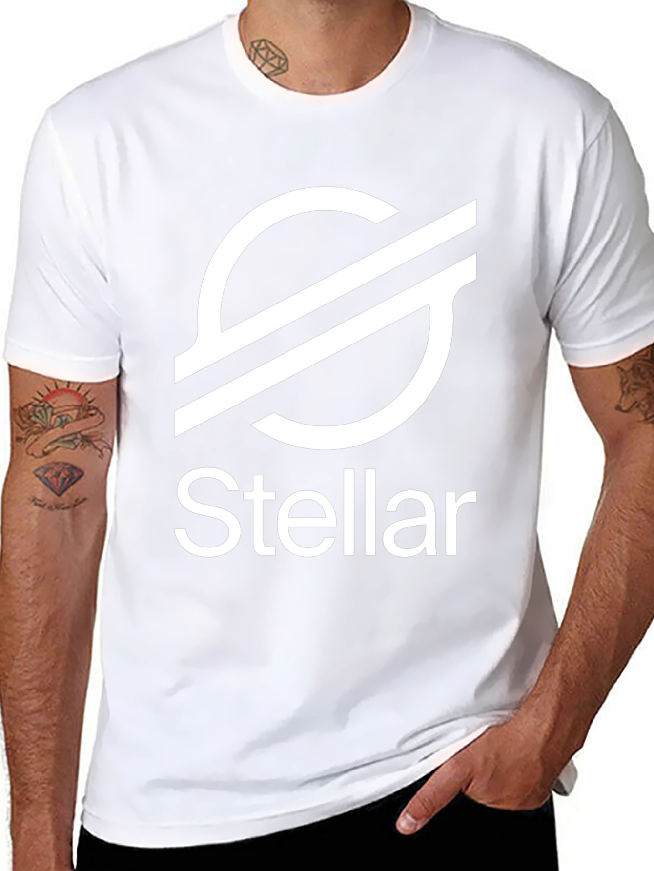 Stellar Crypto Black T-Shirt