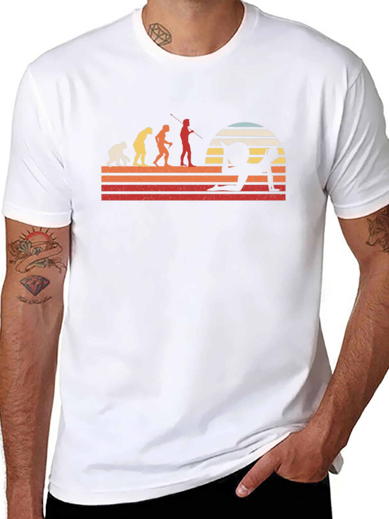 Evolution of Yoga Black T-Shirt