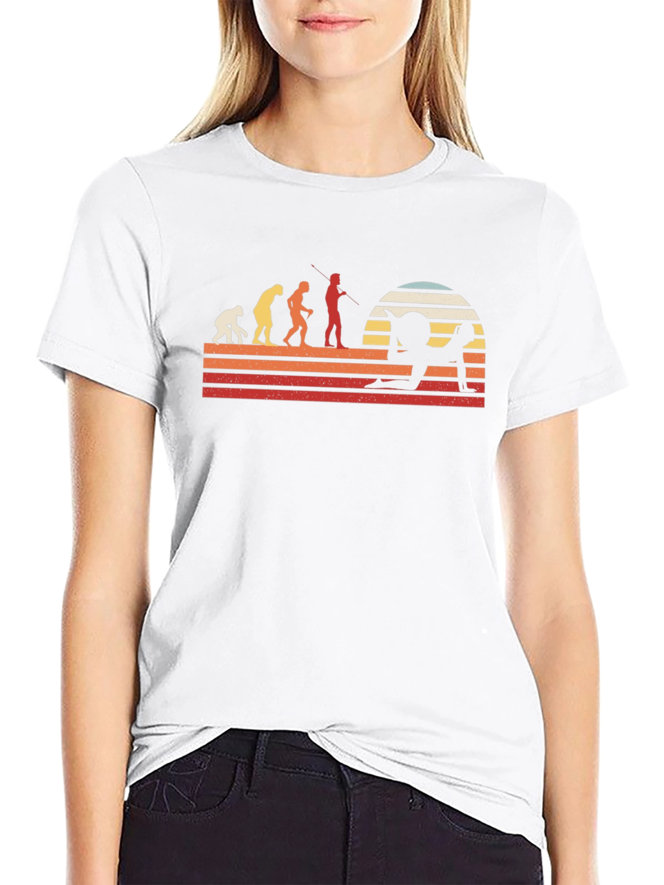 Evolution of Yoga Black T-Shirt