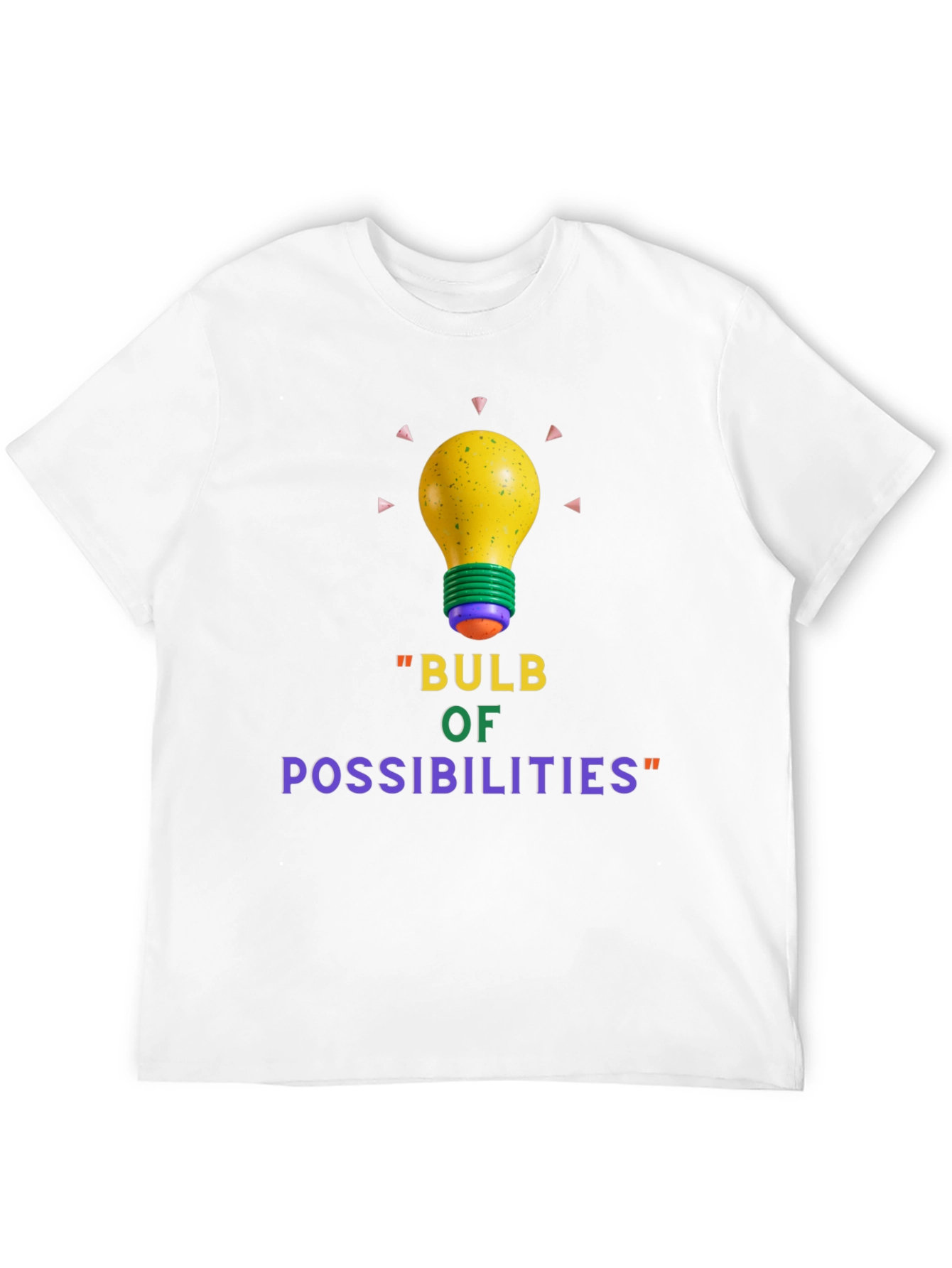 Bulb of Possibilities Black T-Shirt