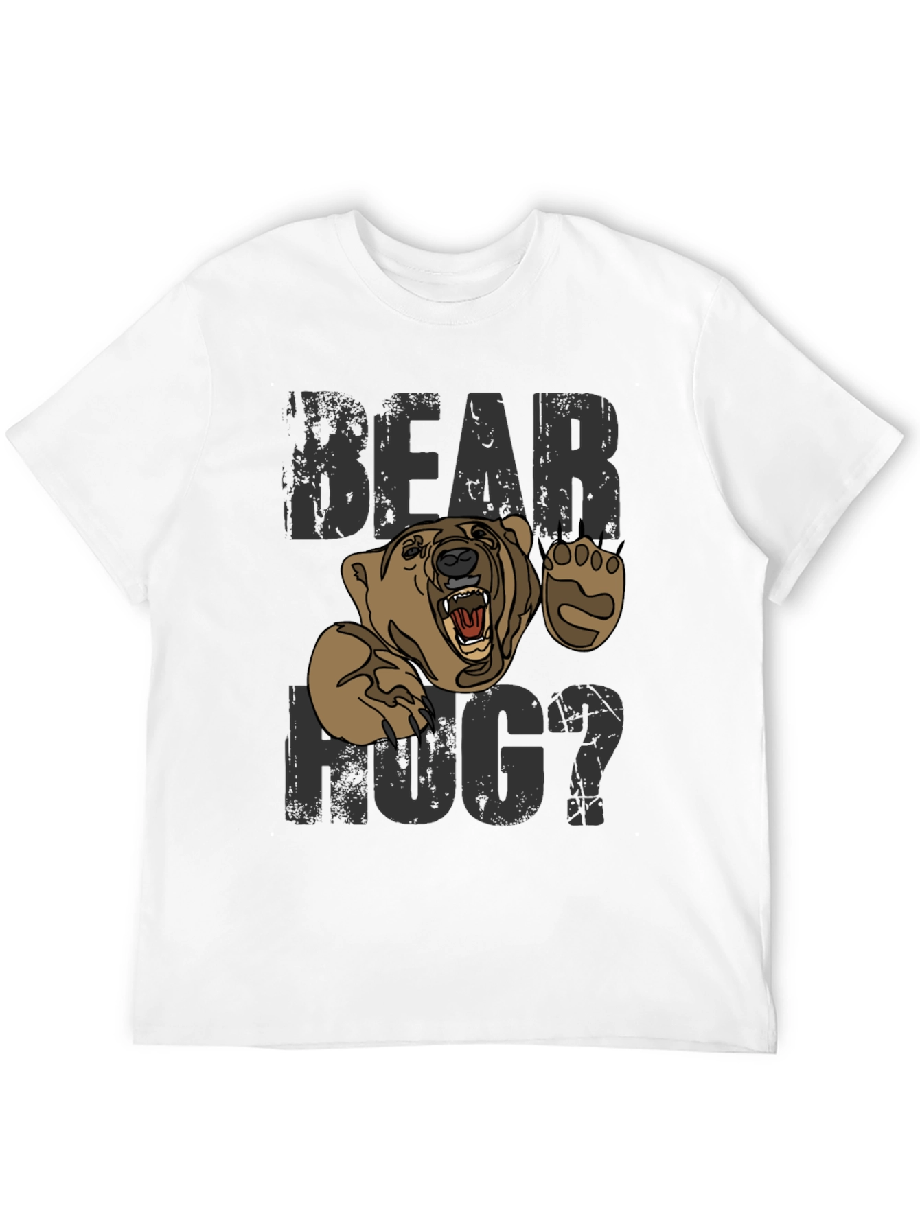 Bear Hug Graphic T-Shirt - Funny Animal Tee