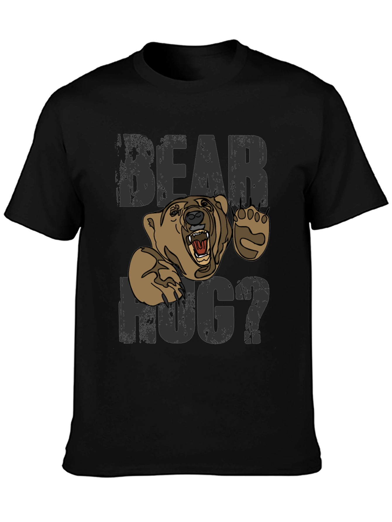 Bear Hug Graphic T-Shirt - Funny Animal Tee