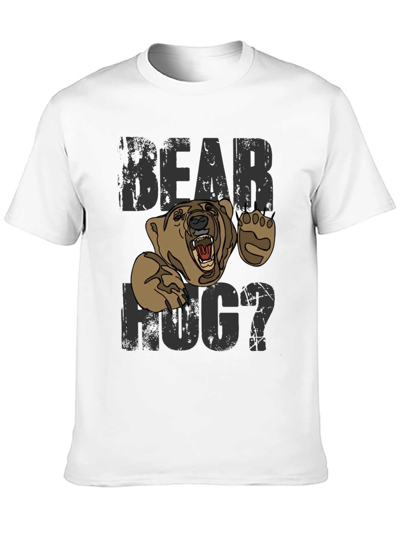 Bear Hug Graphic T-Shirt - Funny Animal Tee