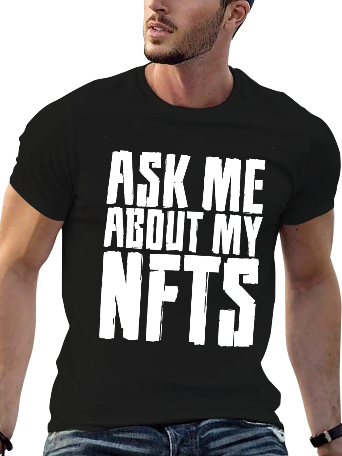 Ask Me About My NFTs T-Shirt - Crypto Tee