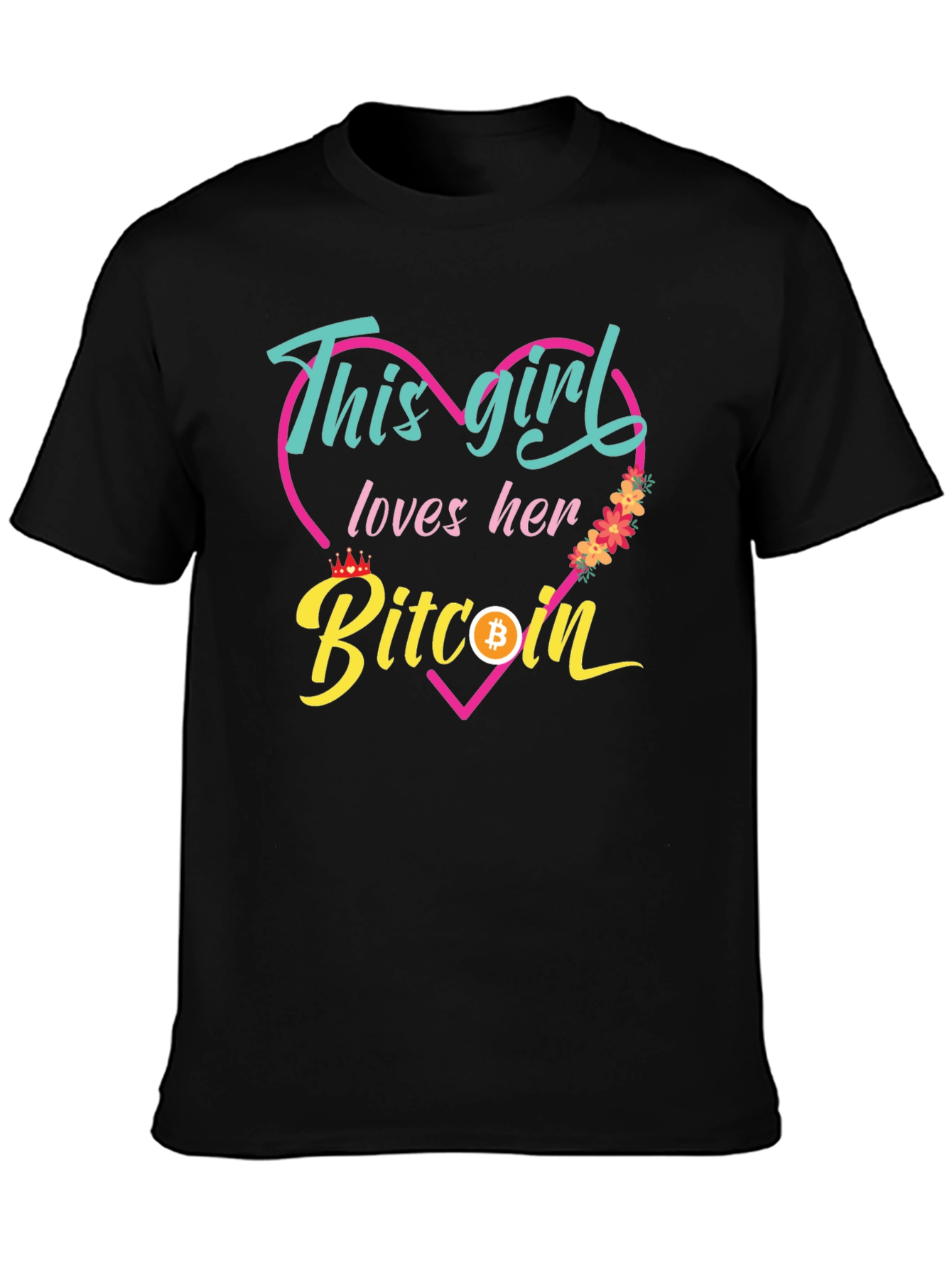 This Girl Loves Her Bitcoin T-Shirt