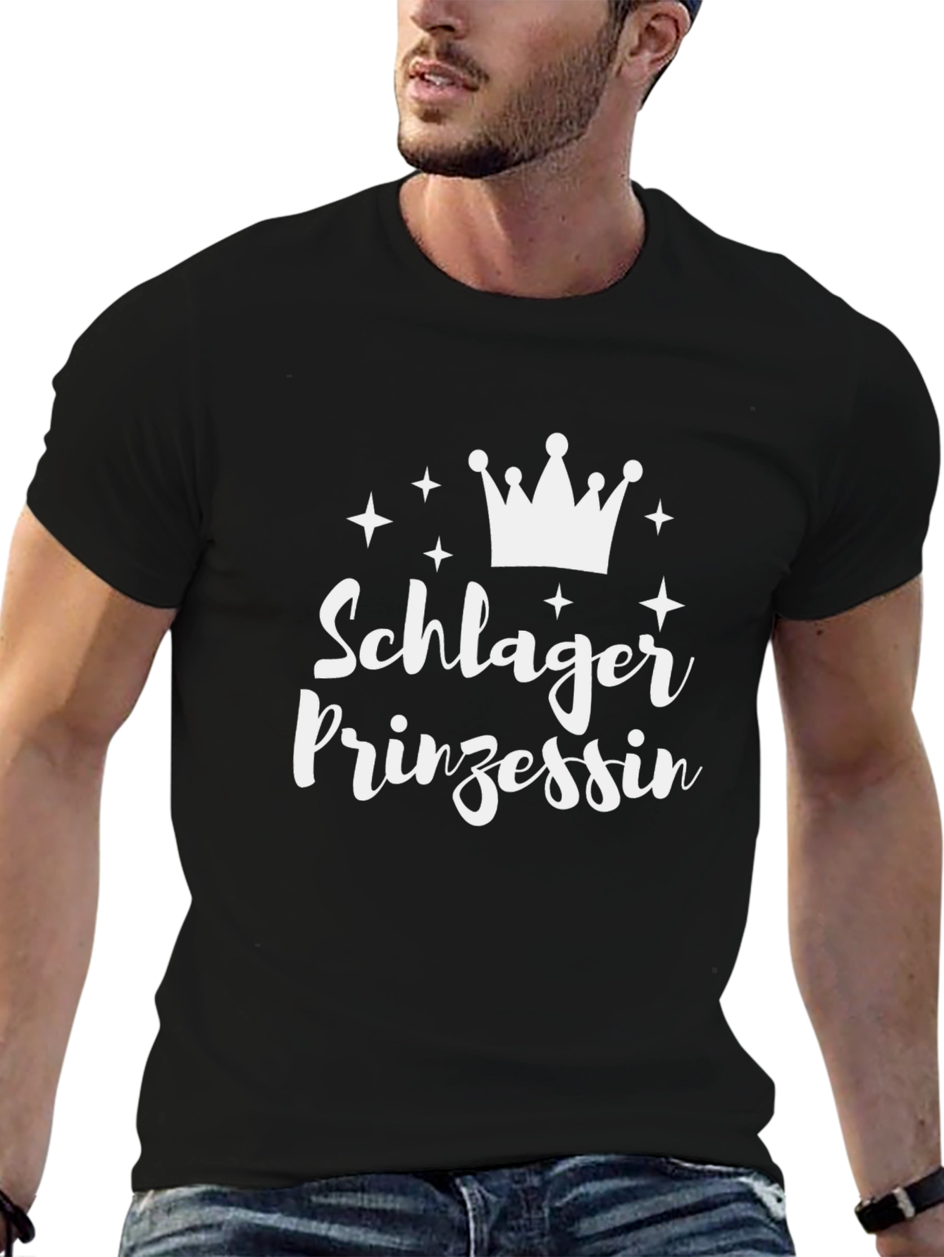 Schlager Prinzessin T-Shirt - Black