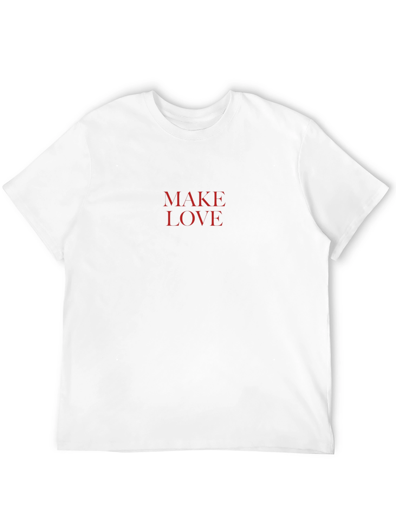 Make Love Graphic Tee - Stylish Black T-Shirt