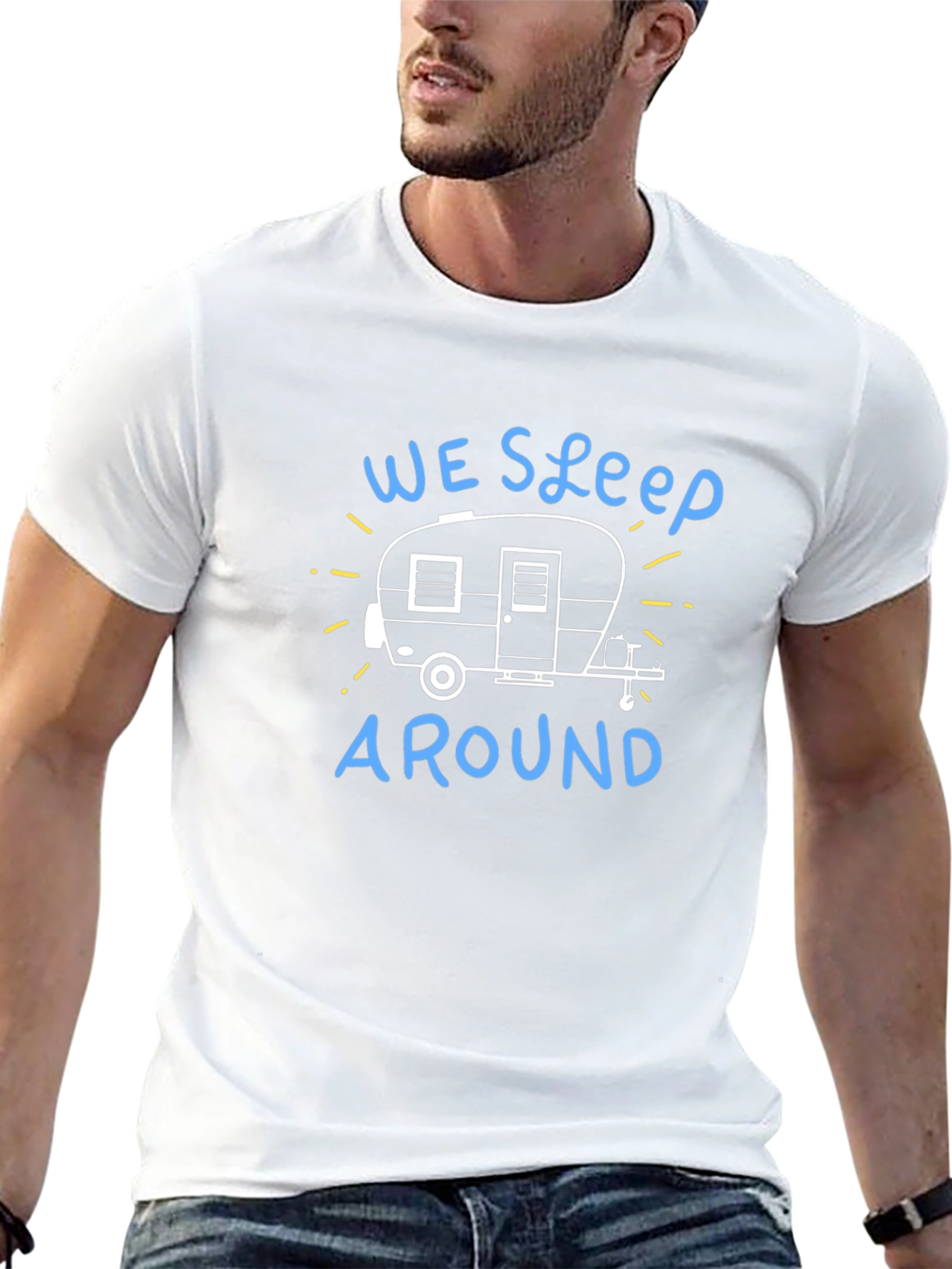 We Sleep Around Camping T-Shirt