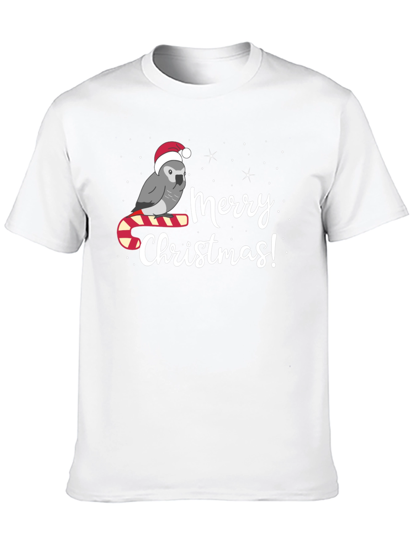 Festive Parrot Merry Christmas T-Shirt