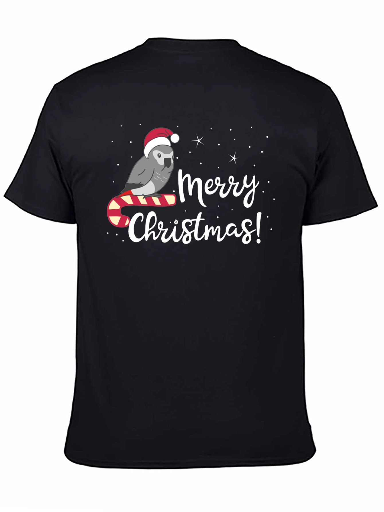 Festive Parrot Merry Christmas T-Shirt