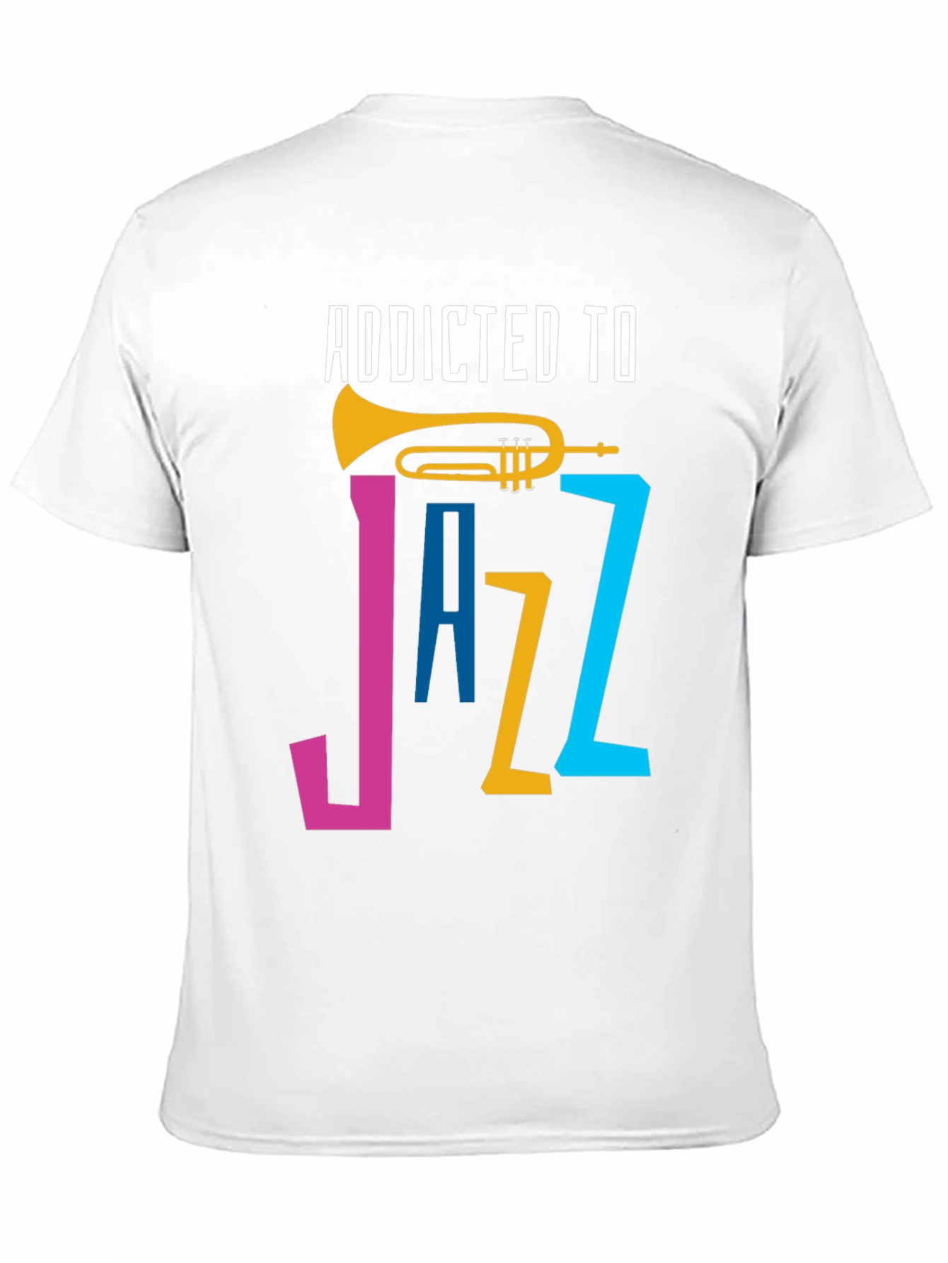 Addicted to Jazz Graphic T-Shirt - Music Lover Tee