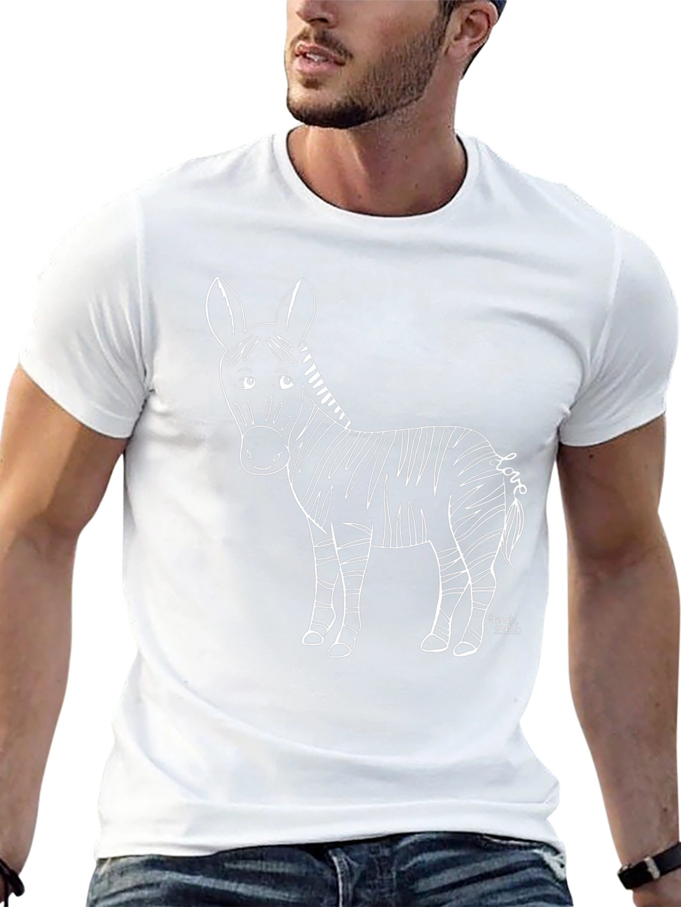 Zebra Love Tee - Unisex Graphic T-Shirt