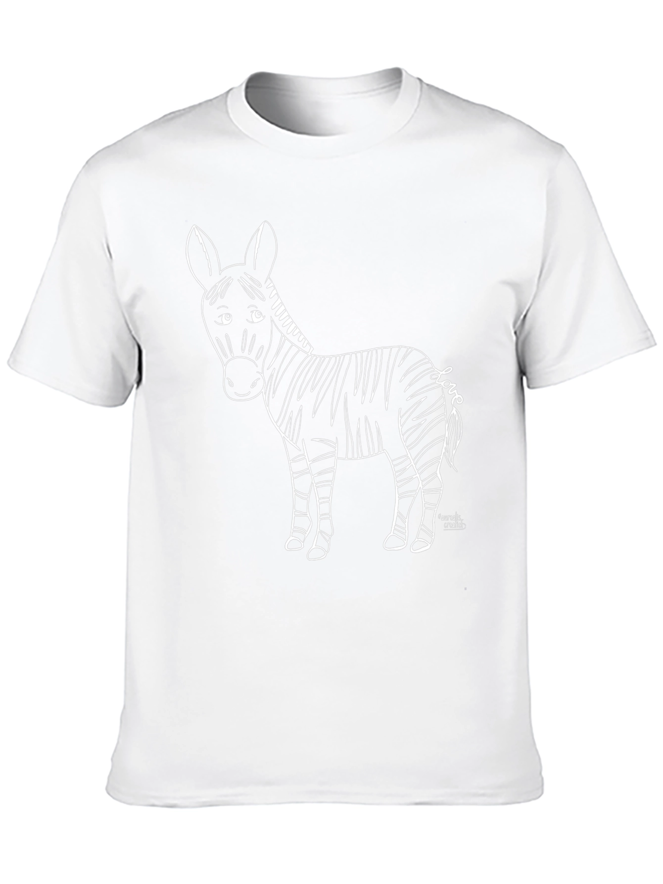 Zebra Love Tee - Unisex Graphic T-Shirt