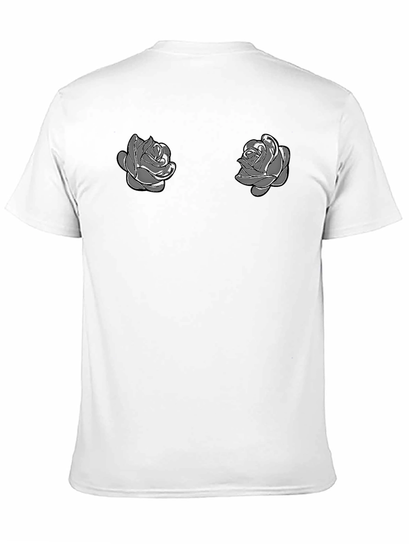 Rose Graphic Tee - Modern Floral Design