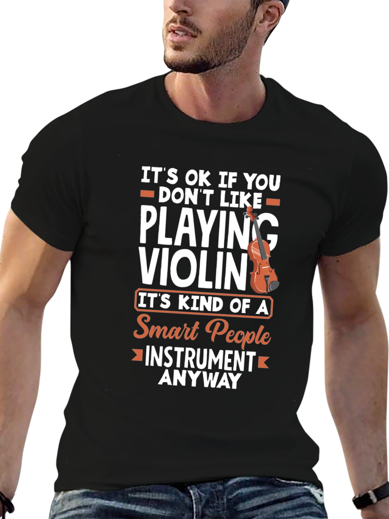 Funny Violinist T-Shirt: Smart People Instrument