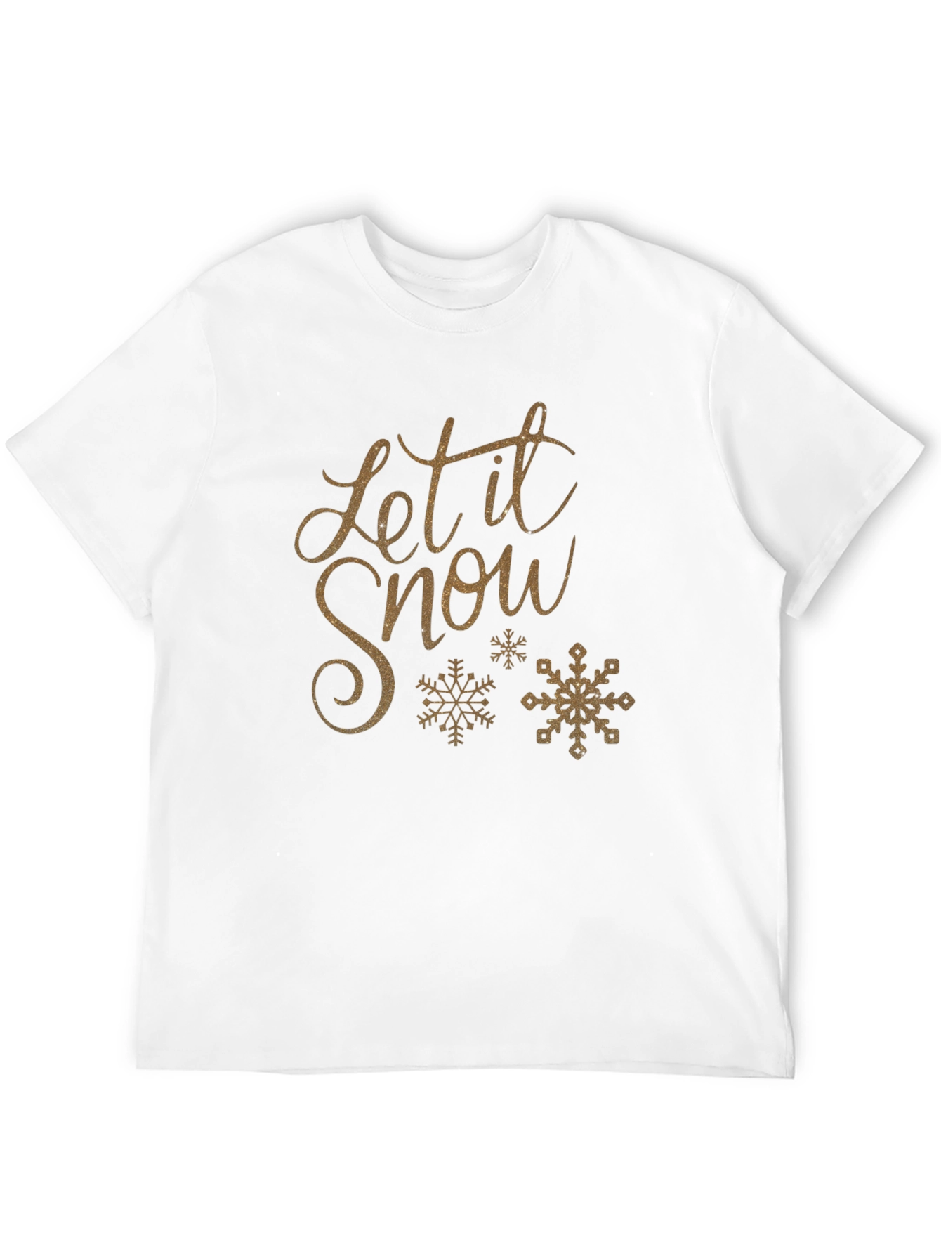 Let it Snow Graphic Tee - Holiday Winter T-Shirt