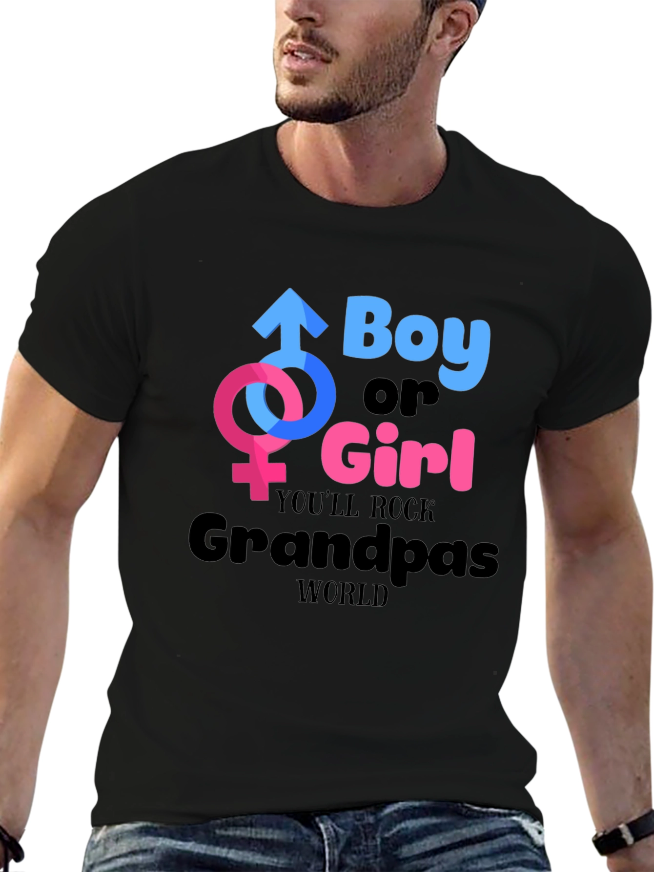 Boy or Girl Grandpas World Unisex T-Shirt
