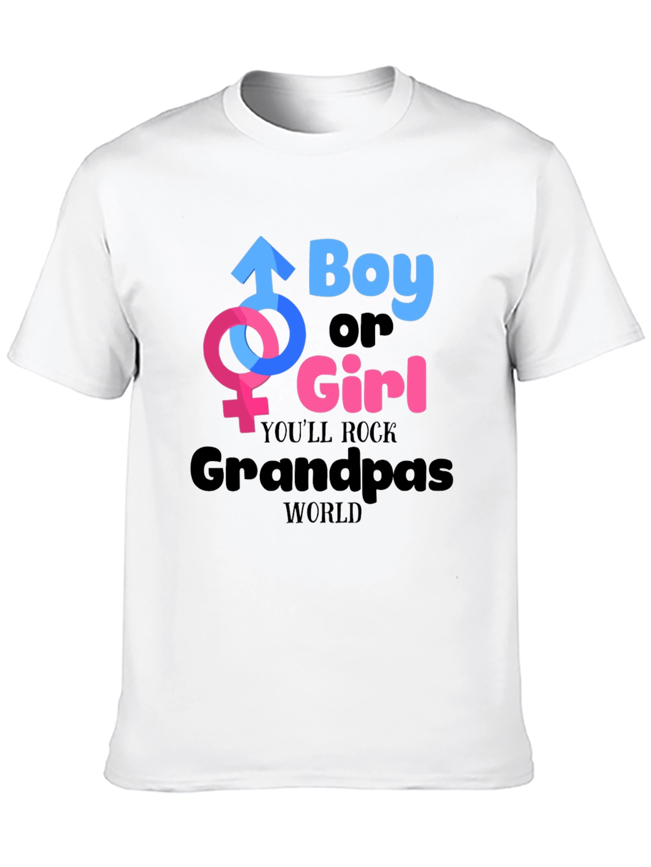 Boy or Girl Grandpas World Unisex T-Shirt