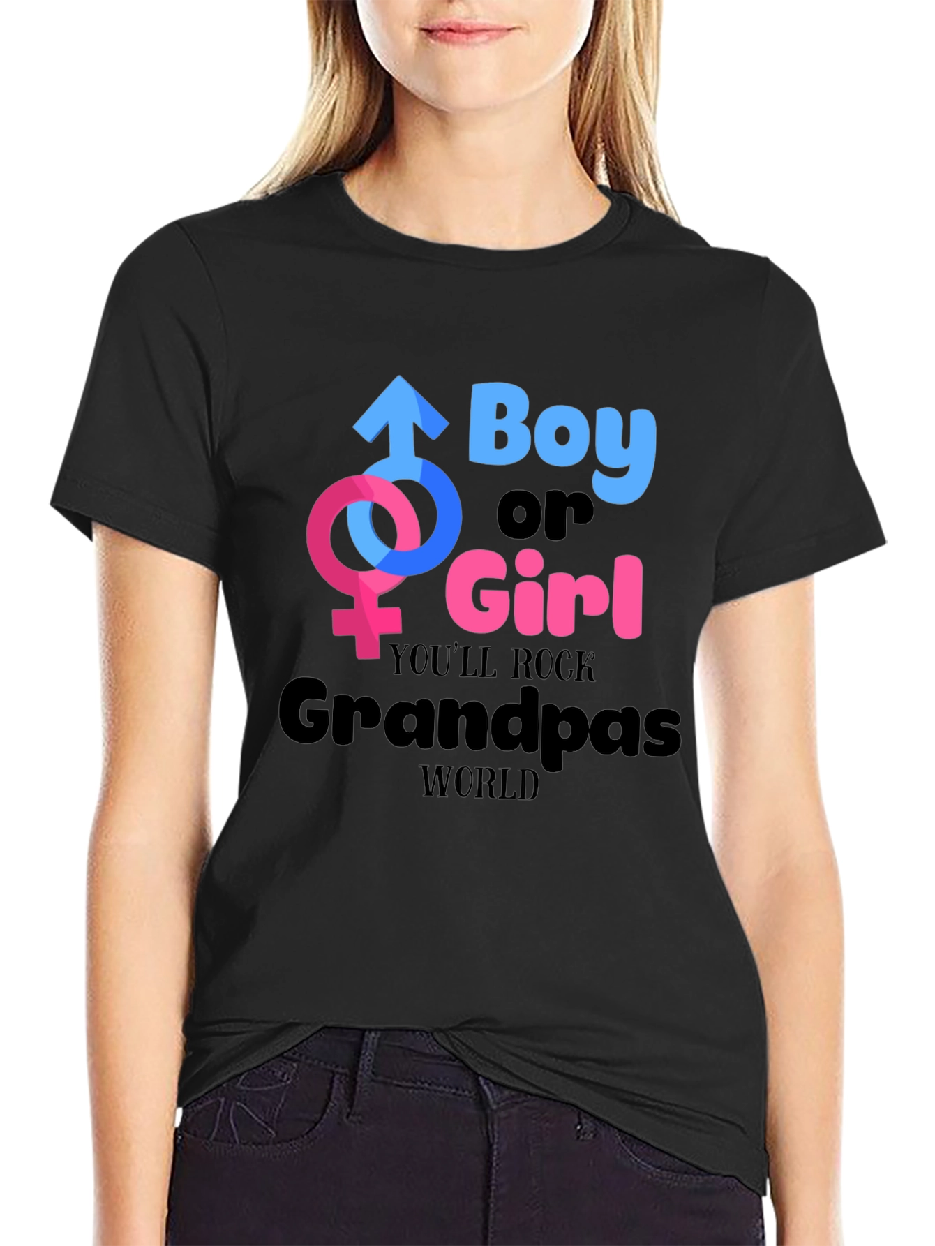 Boy or Girl Grandpas World Unisex T-Shirt