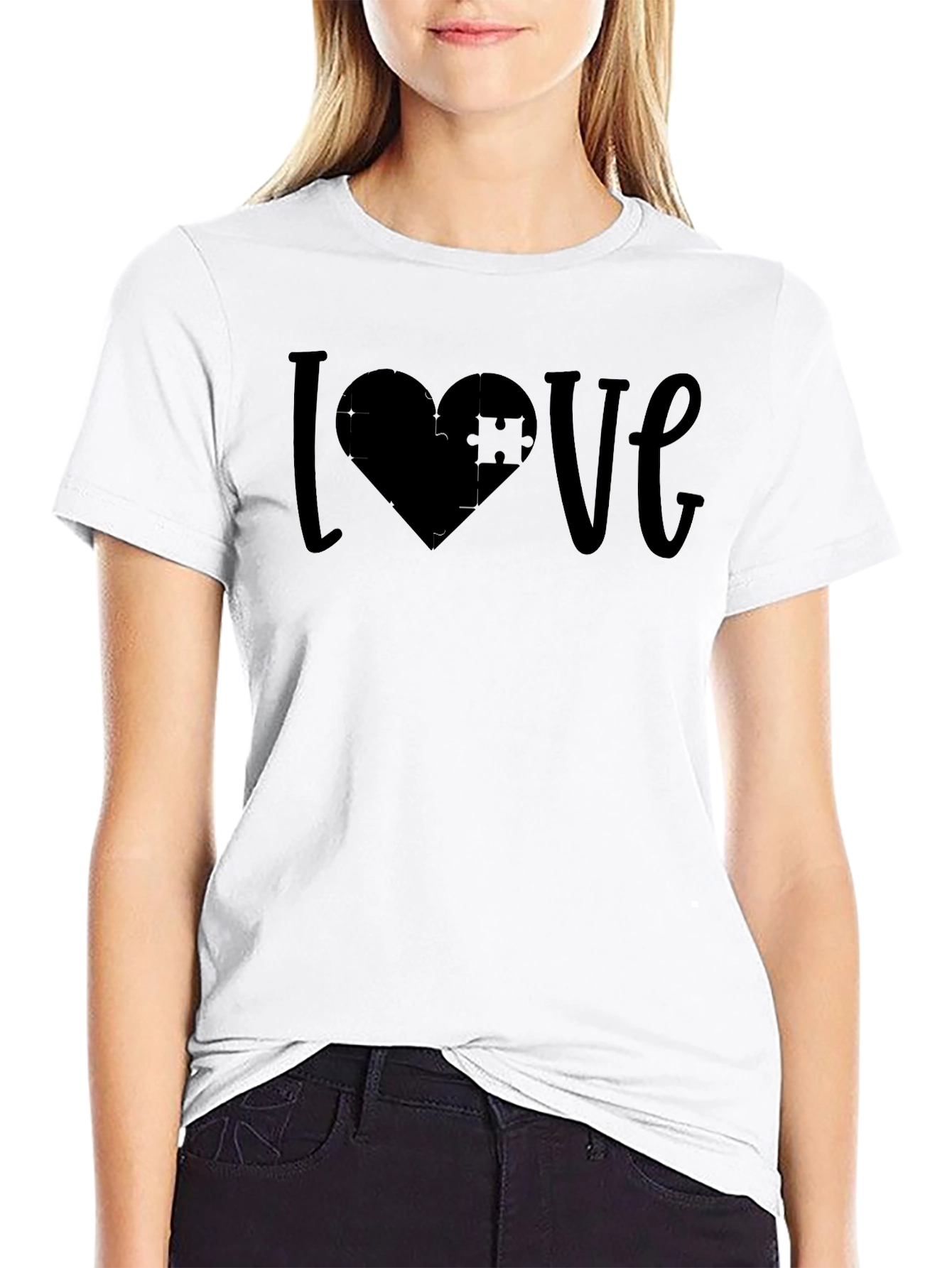 Autism Awareness Love Heart T-Shirt
