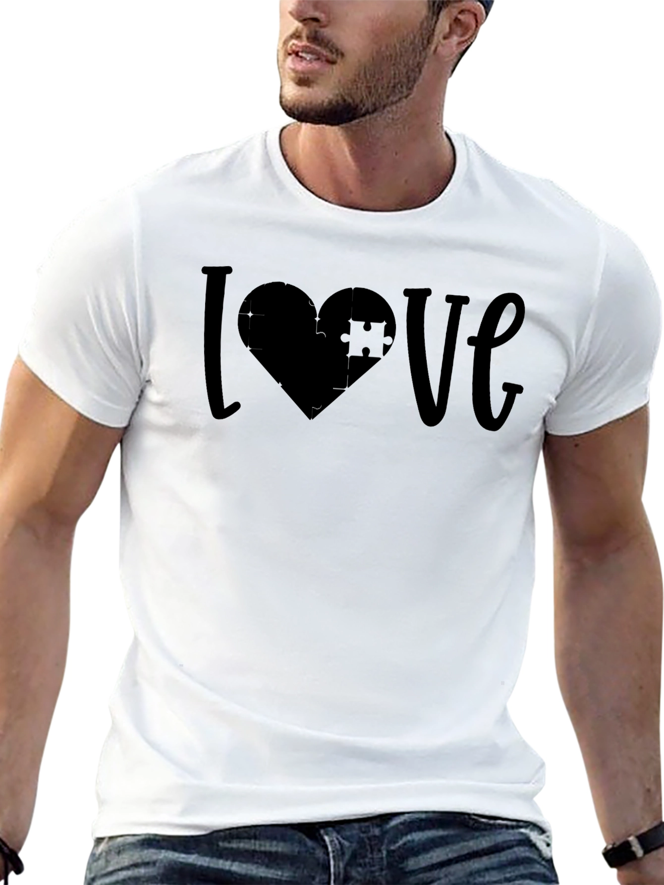 Autism Awareness Love Heart T-Shirt