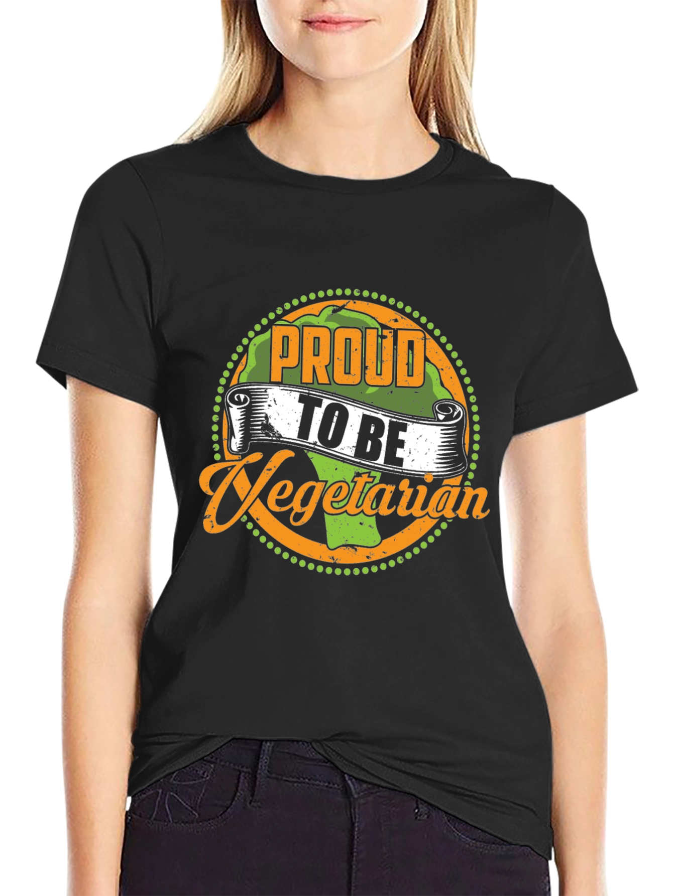Proud to Be Vegetarian Graphic T-Shirt