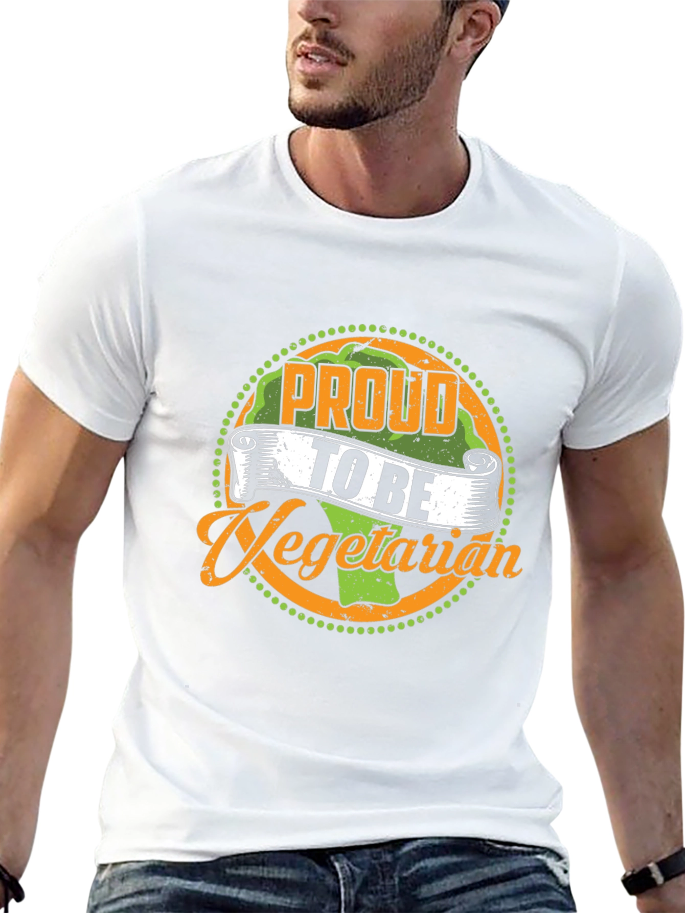 Proud to Be Vegetarian Graphic T-Shirt