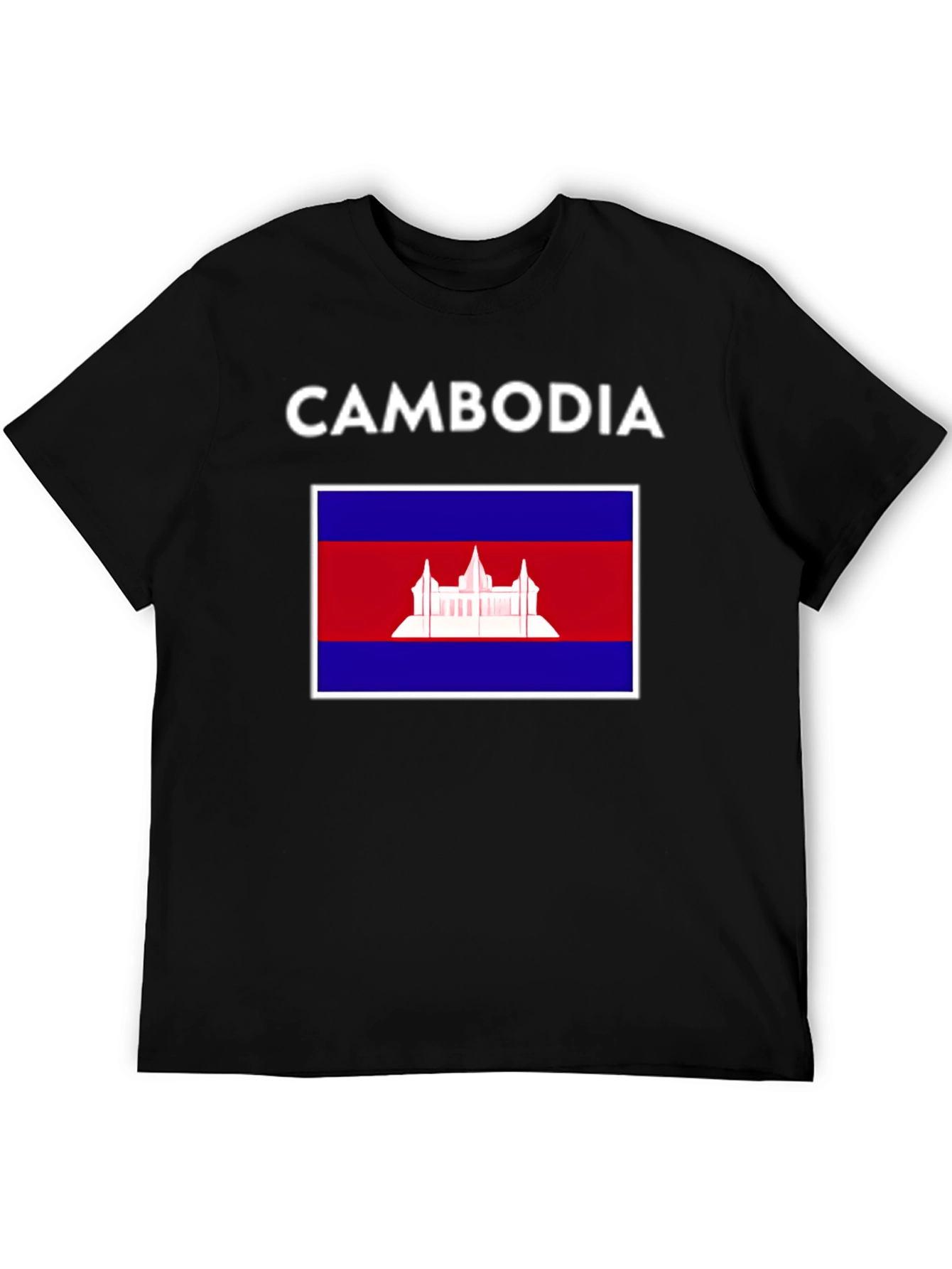 Cambodia Flag T-Shirt - Patriotic Tee