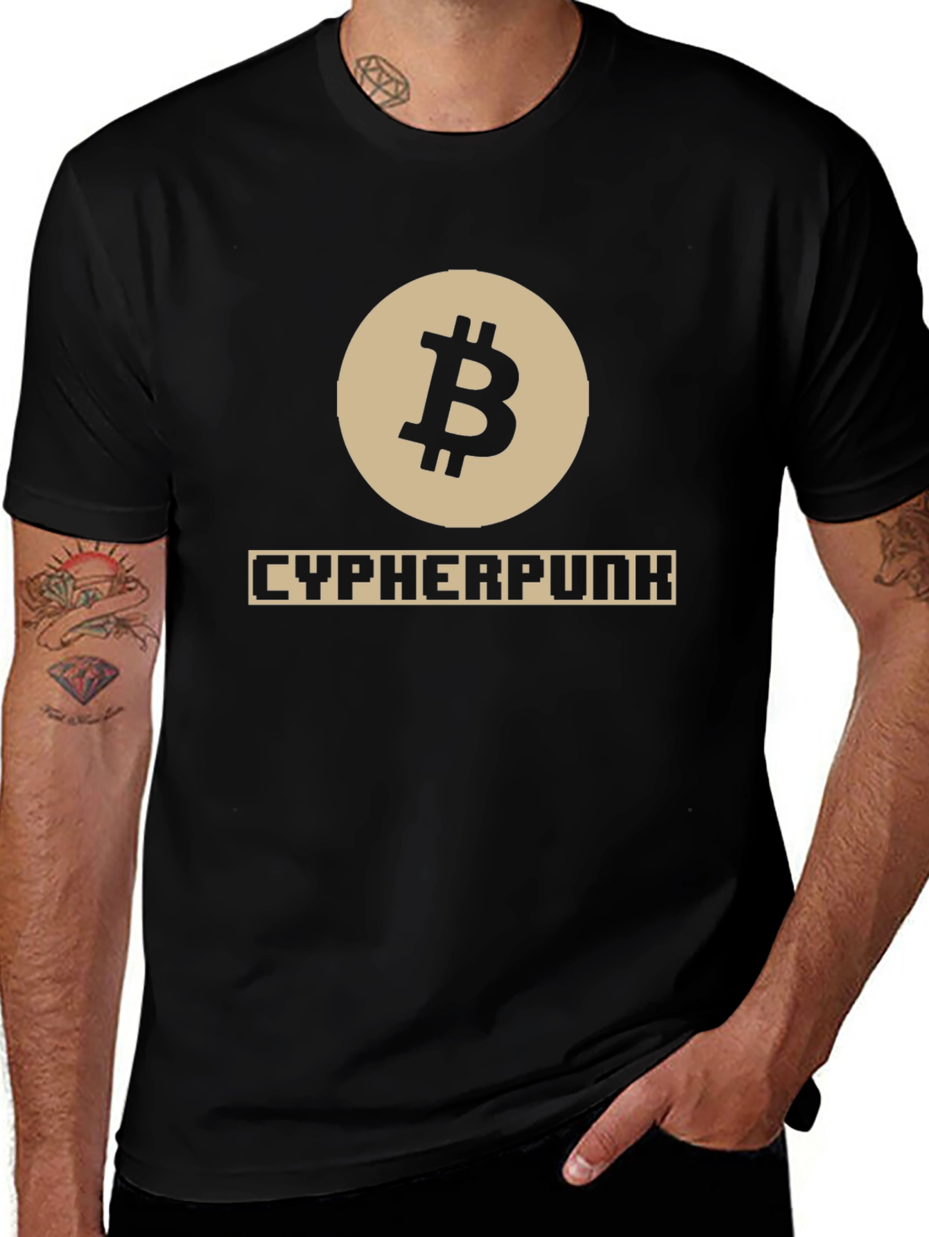 Cypherpunk Bitcoin Graphic T-Shirt