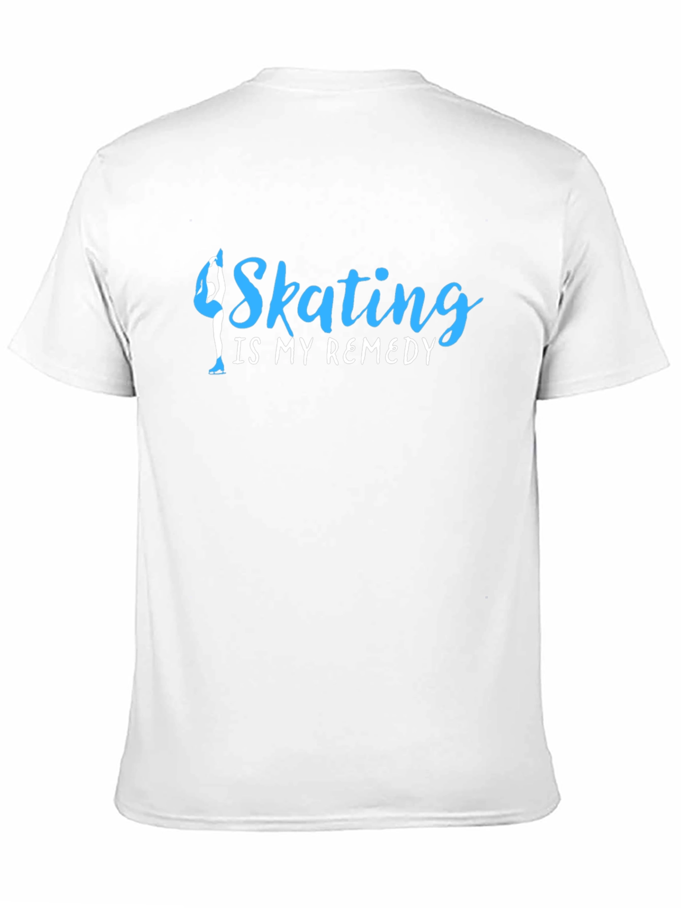 Skating Is My Remedy Black T-Shirt