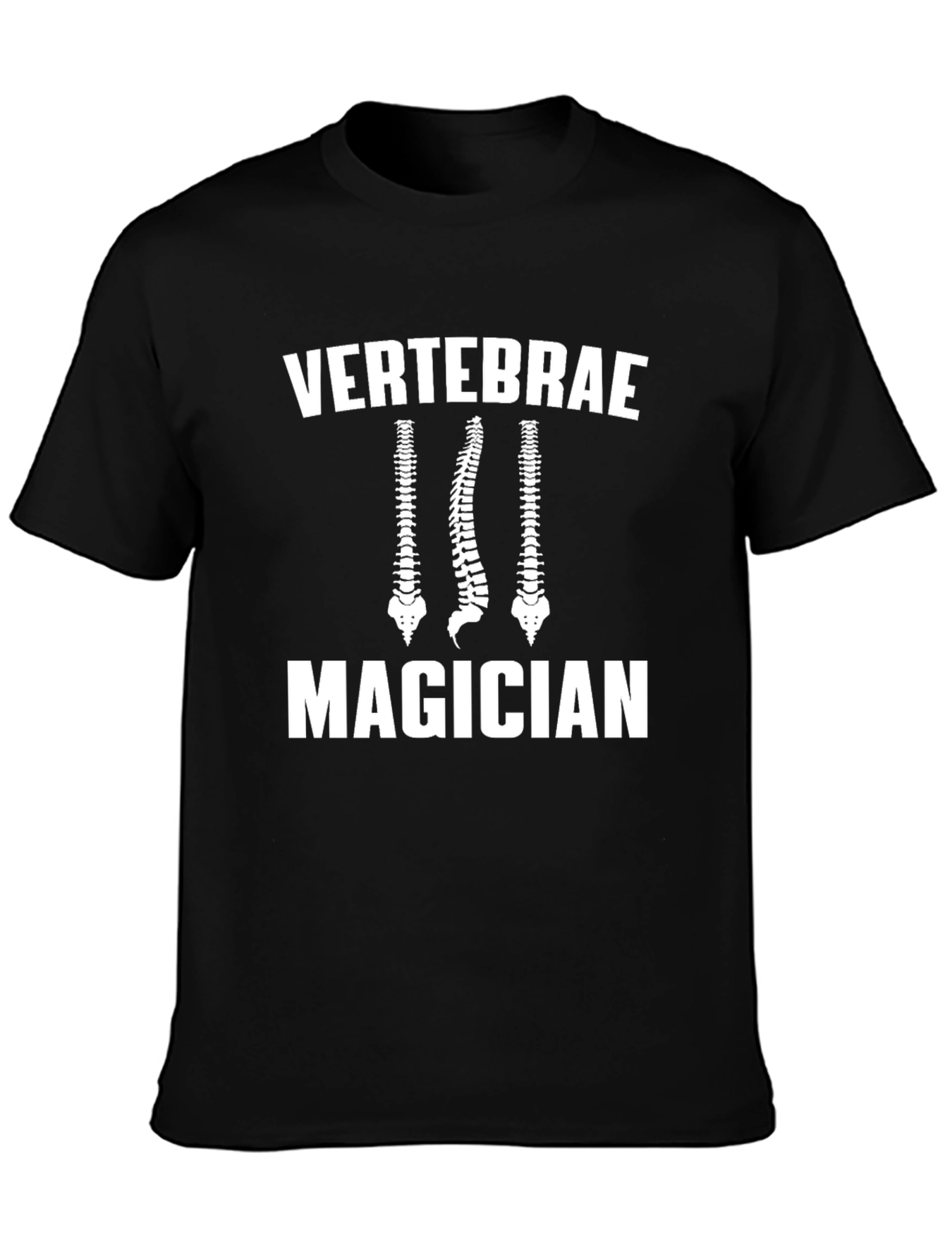 Vertebrae Magician Black T-Shirt
