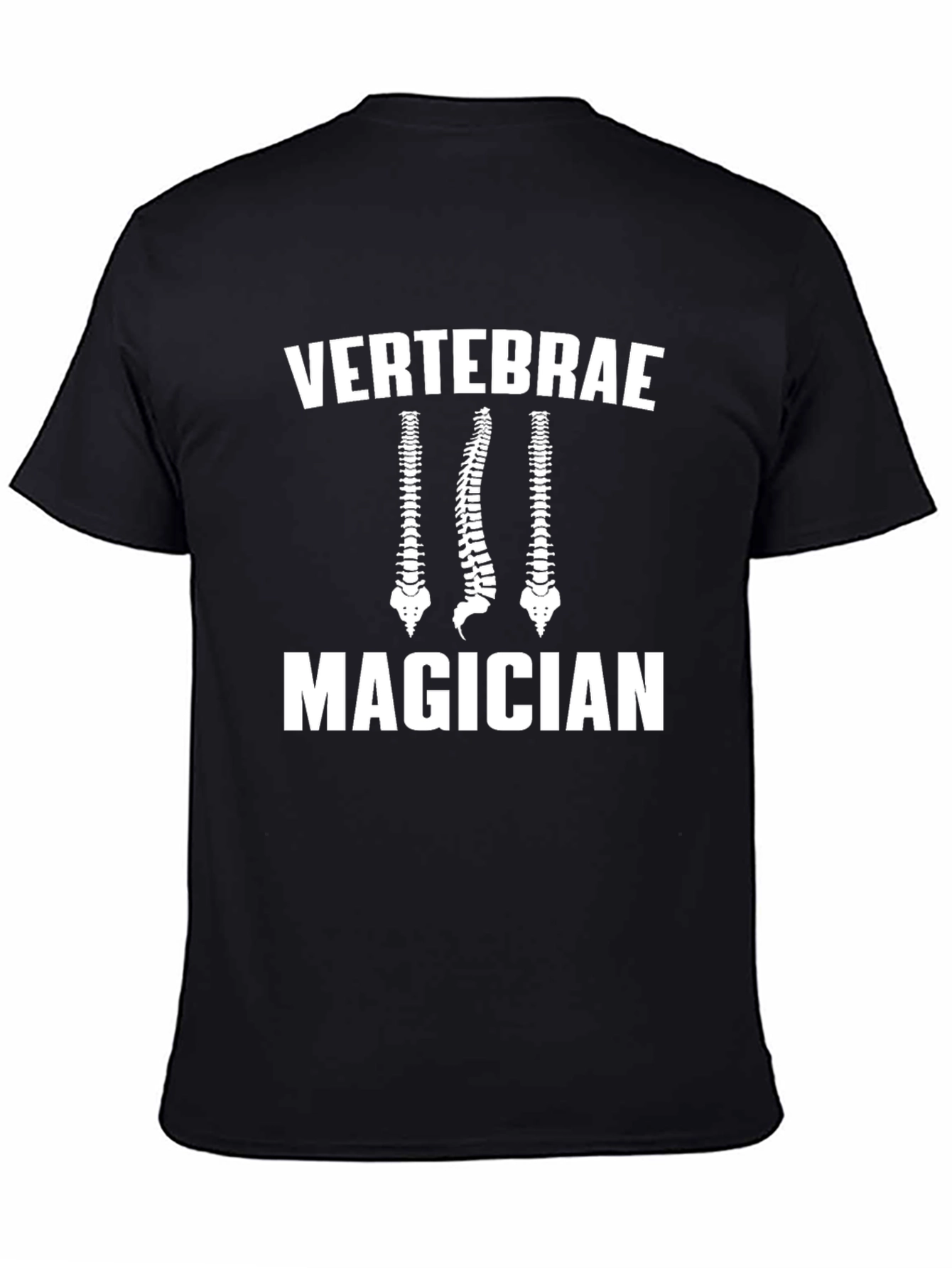 Vertebrae Magician Black T-Shirt