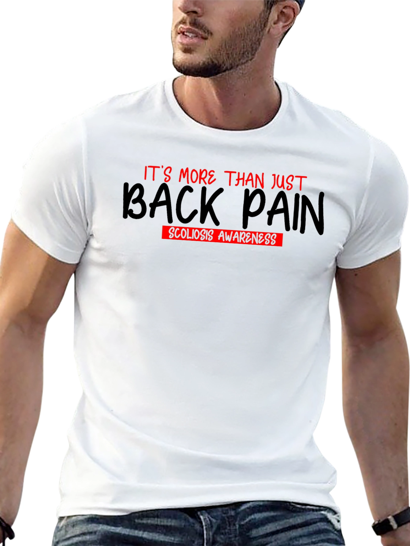 Back Pain Scoliosis Awareness T-Shirt