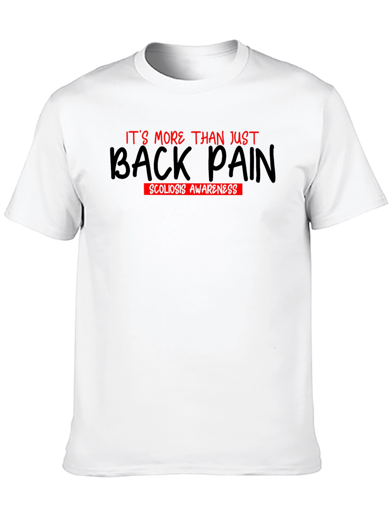 Back Pain Scoliosis Awareness T-Shirt