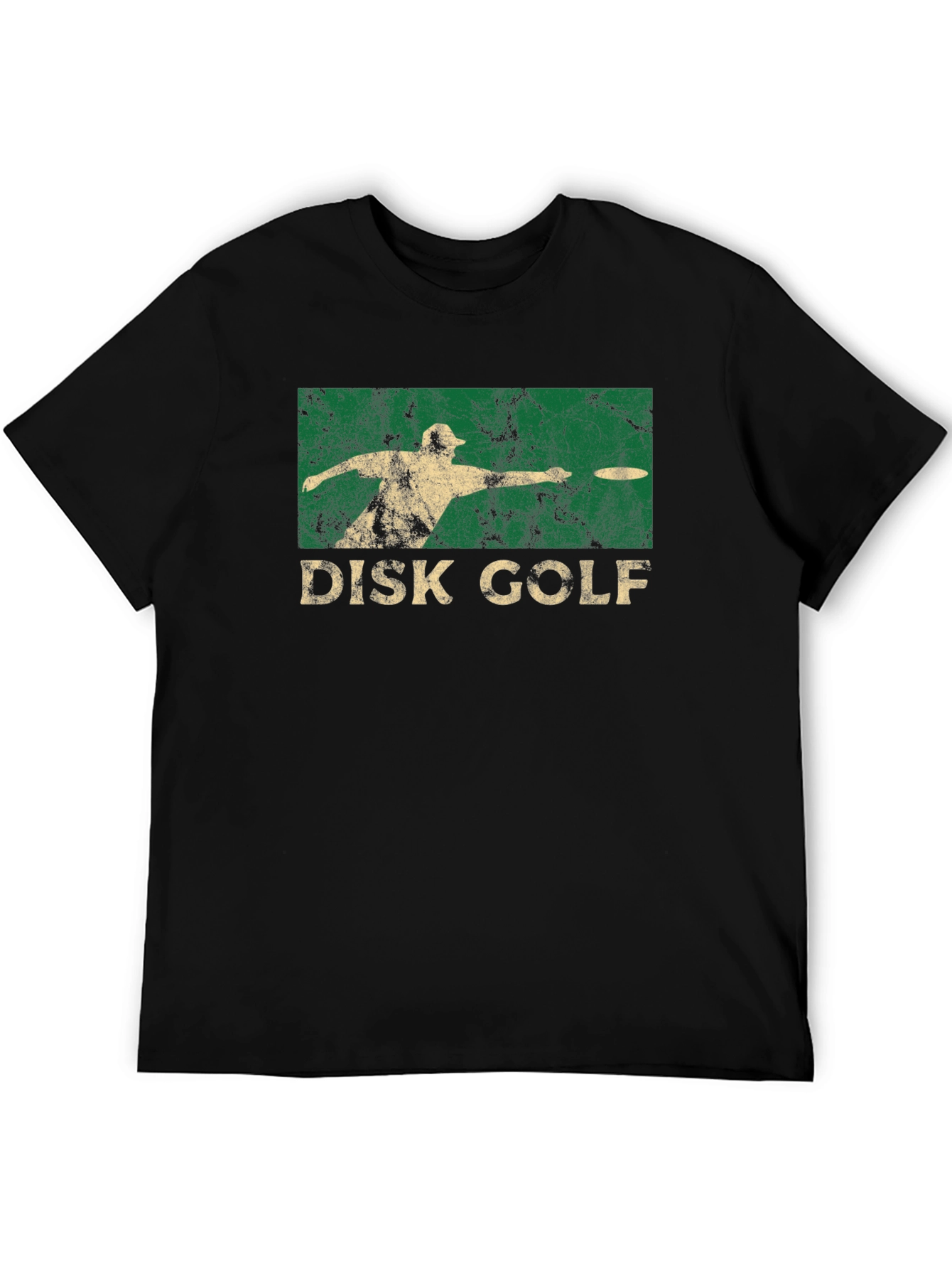 Disk Golf Graphic Tee - Black