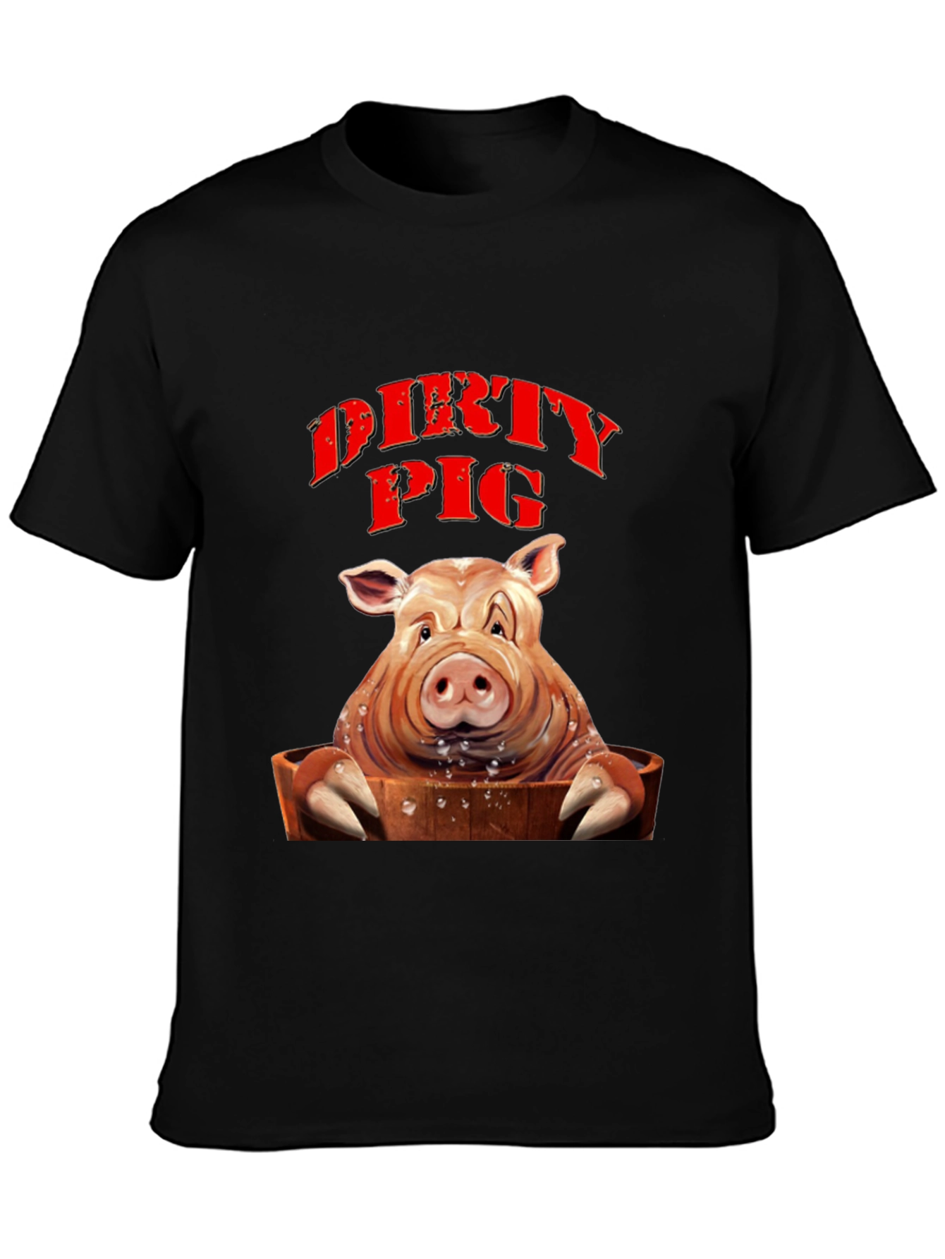 Dirty Pig T-Shirt - Novelty Humor Tee
