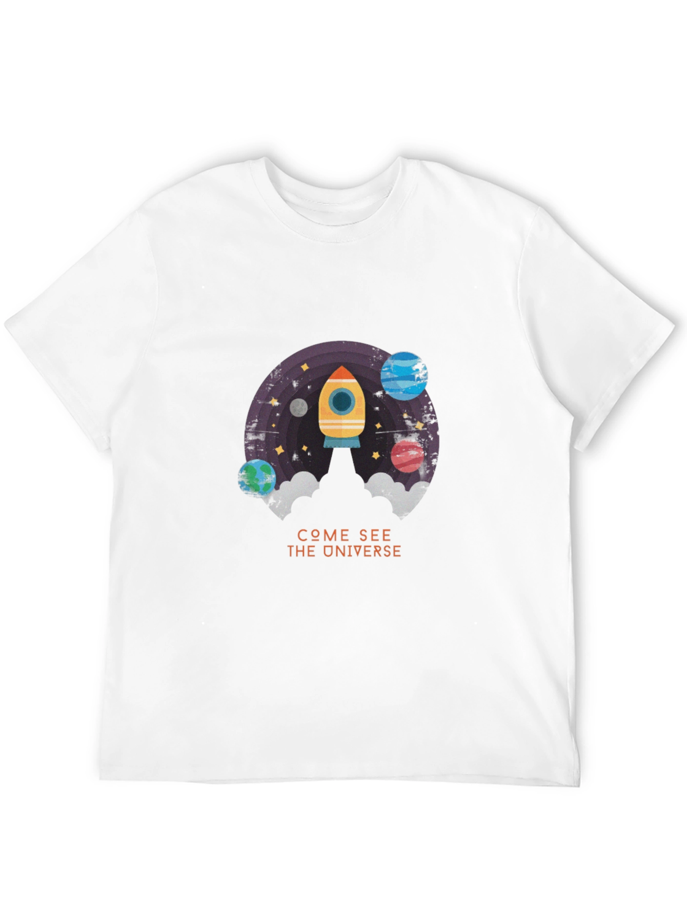 Universe Rocket Graphic Tee
